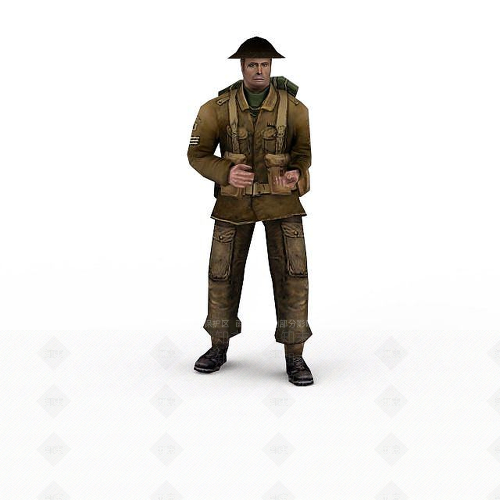 现代虚拟人物3D模型下载【ID:1199776334】