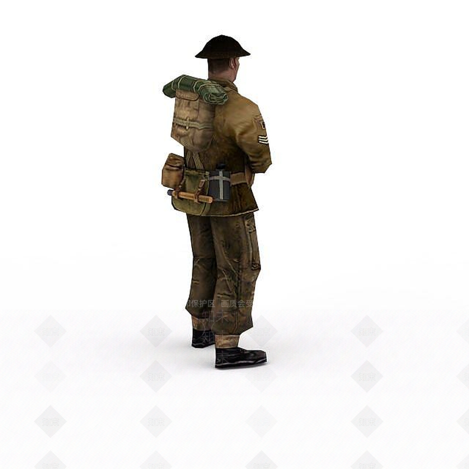 现代虚拟人物3D模型下载【ID:1199776334】