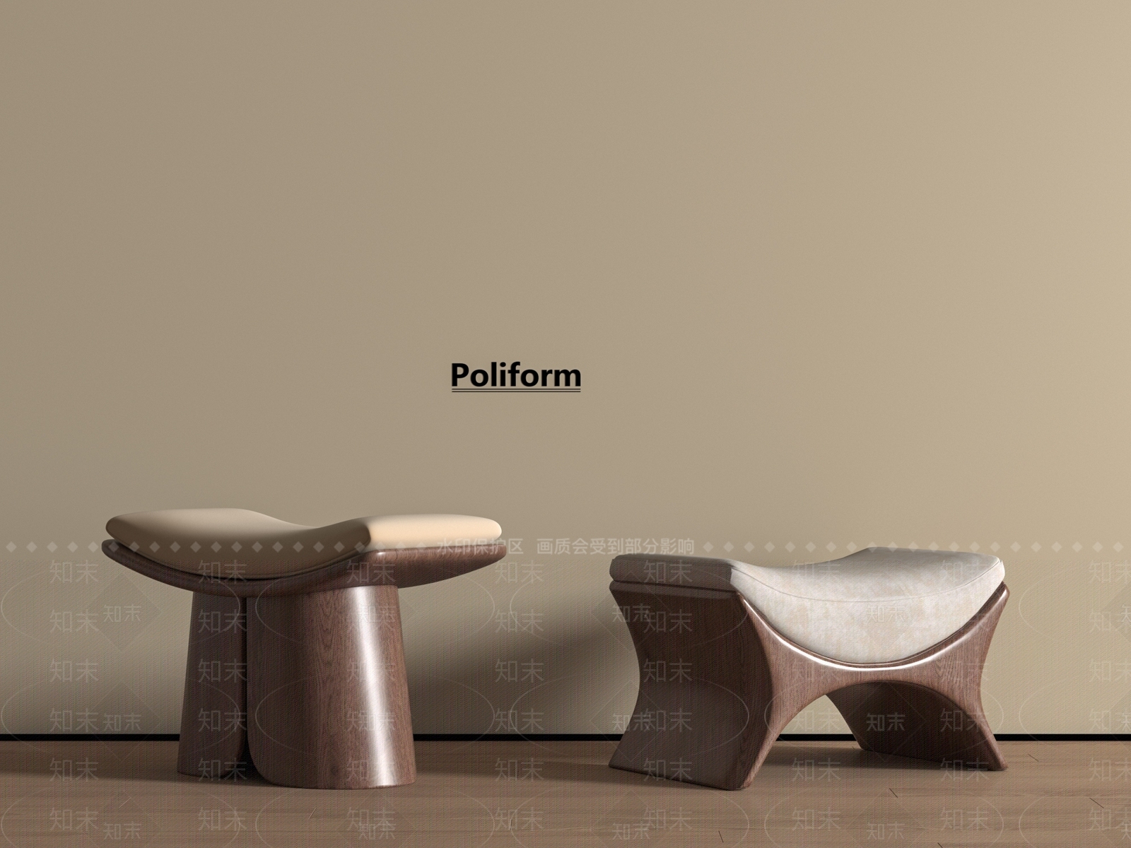 现代其他凳子SU模型下载【ID:1198491702】