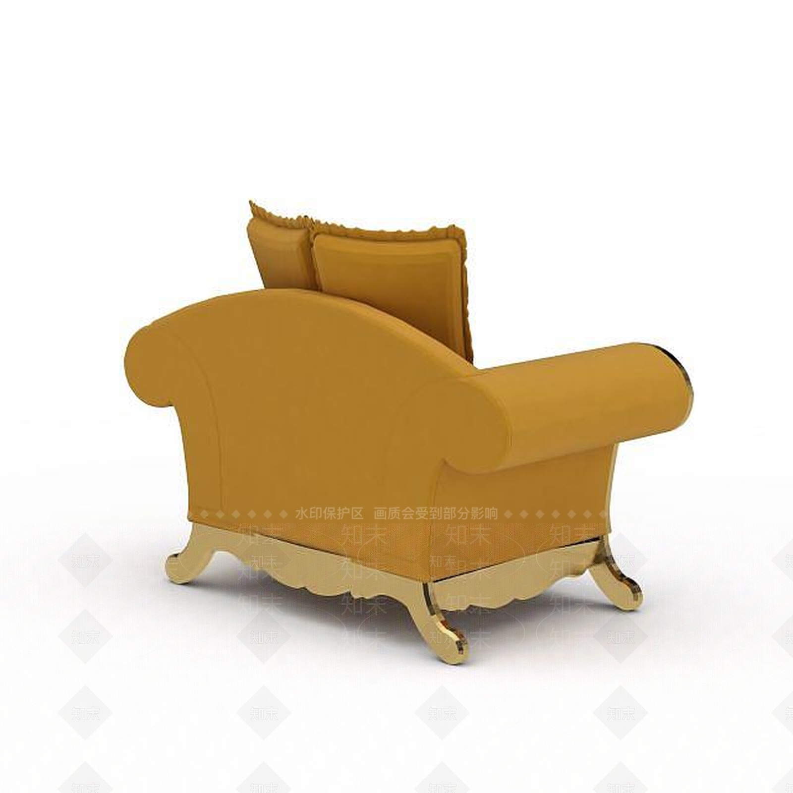 现代双人沙发3D模型下载【ID:1199762070】