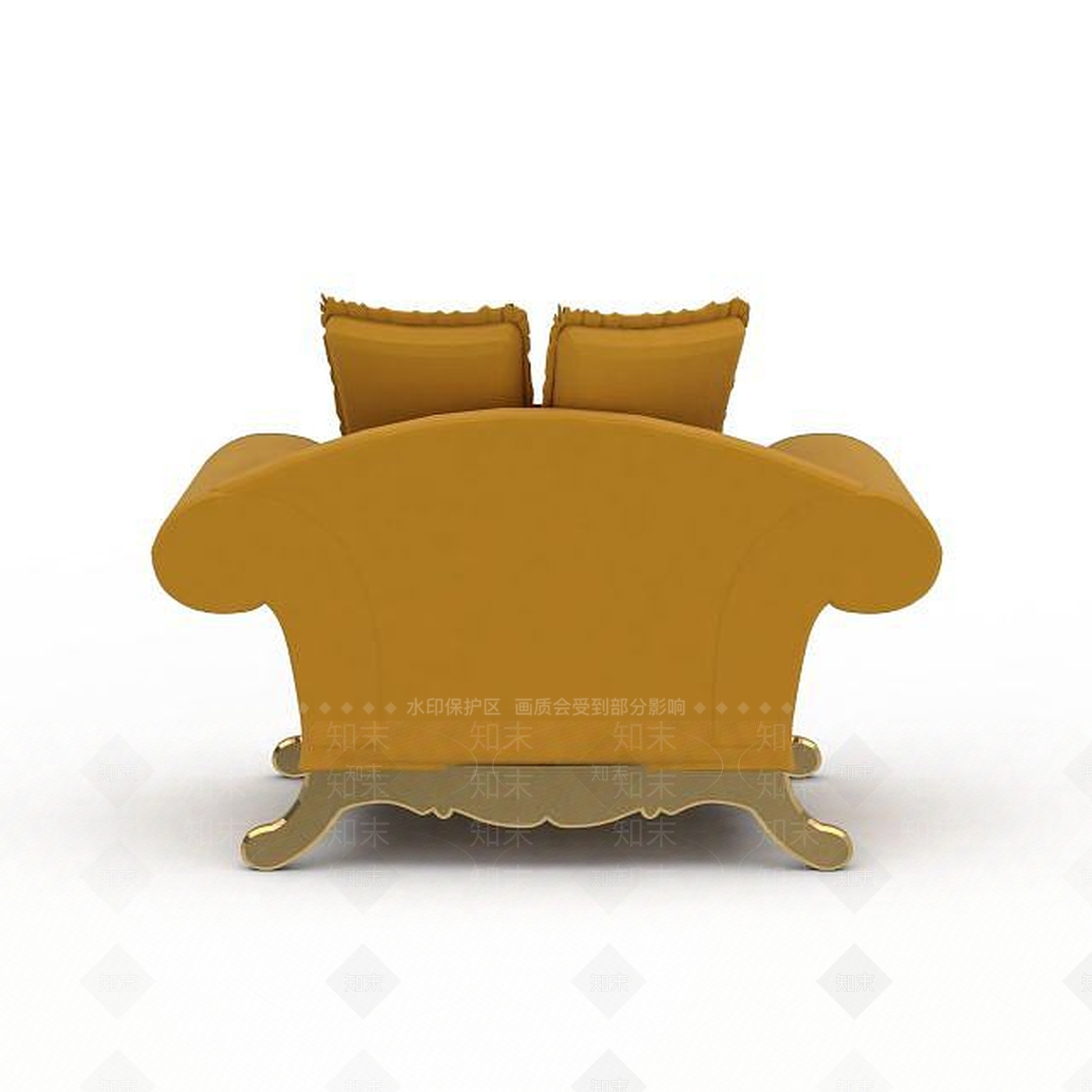 现代双人沙发3D模型下载【ID:1199762070】
