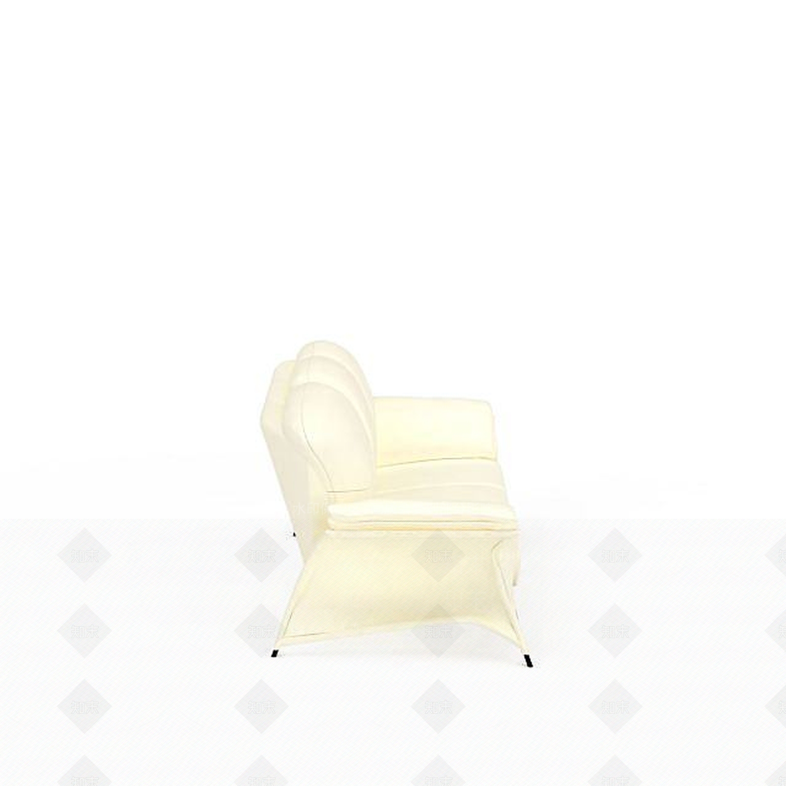 现代双人沙发3D模型下载【ID:1199766695】