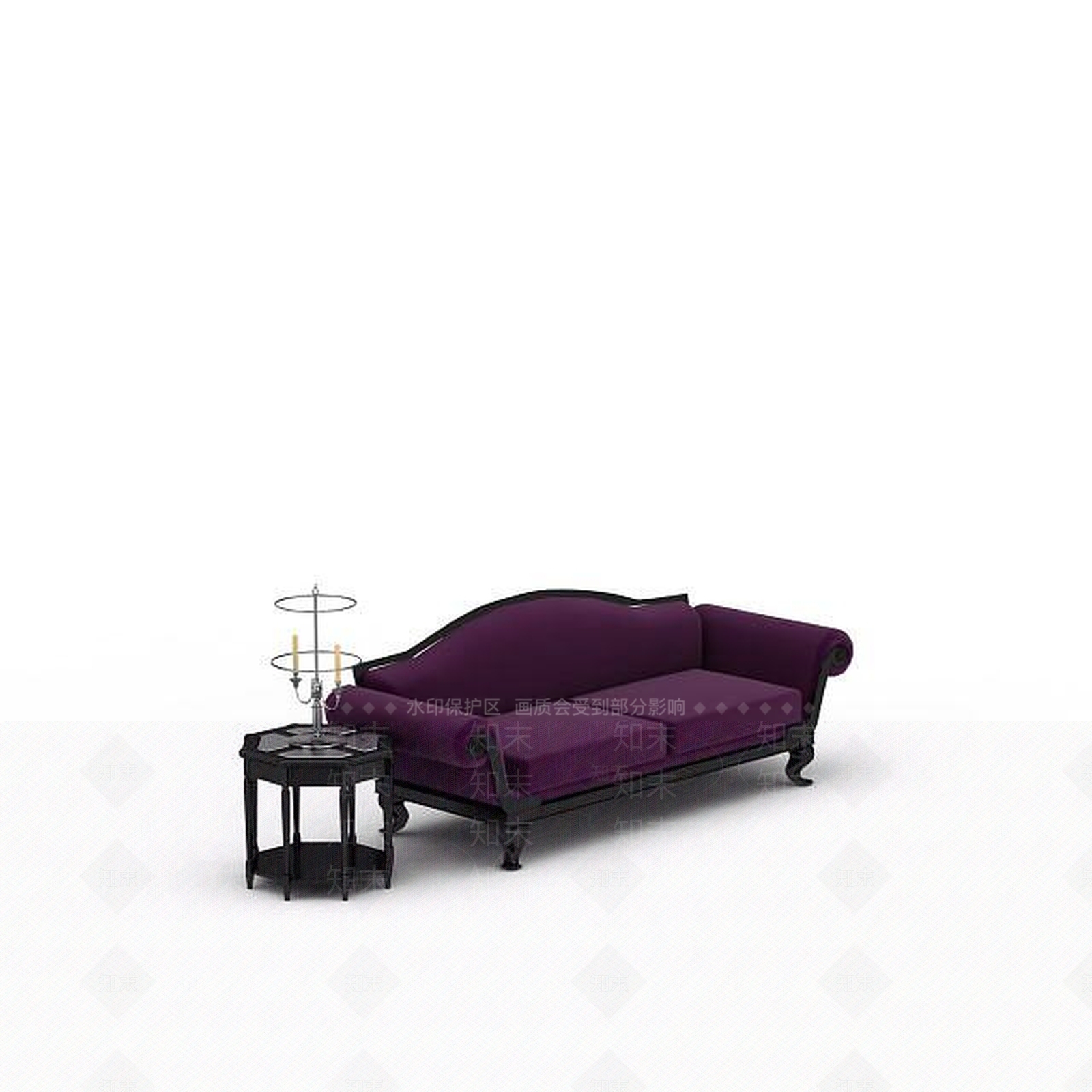 现代双人沙发3D模型下载【ID:1199757666】