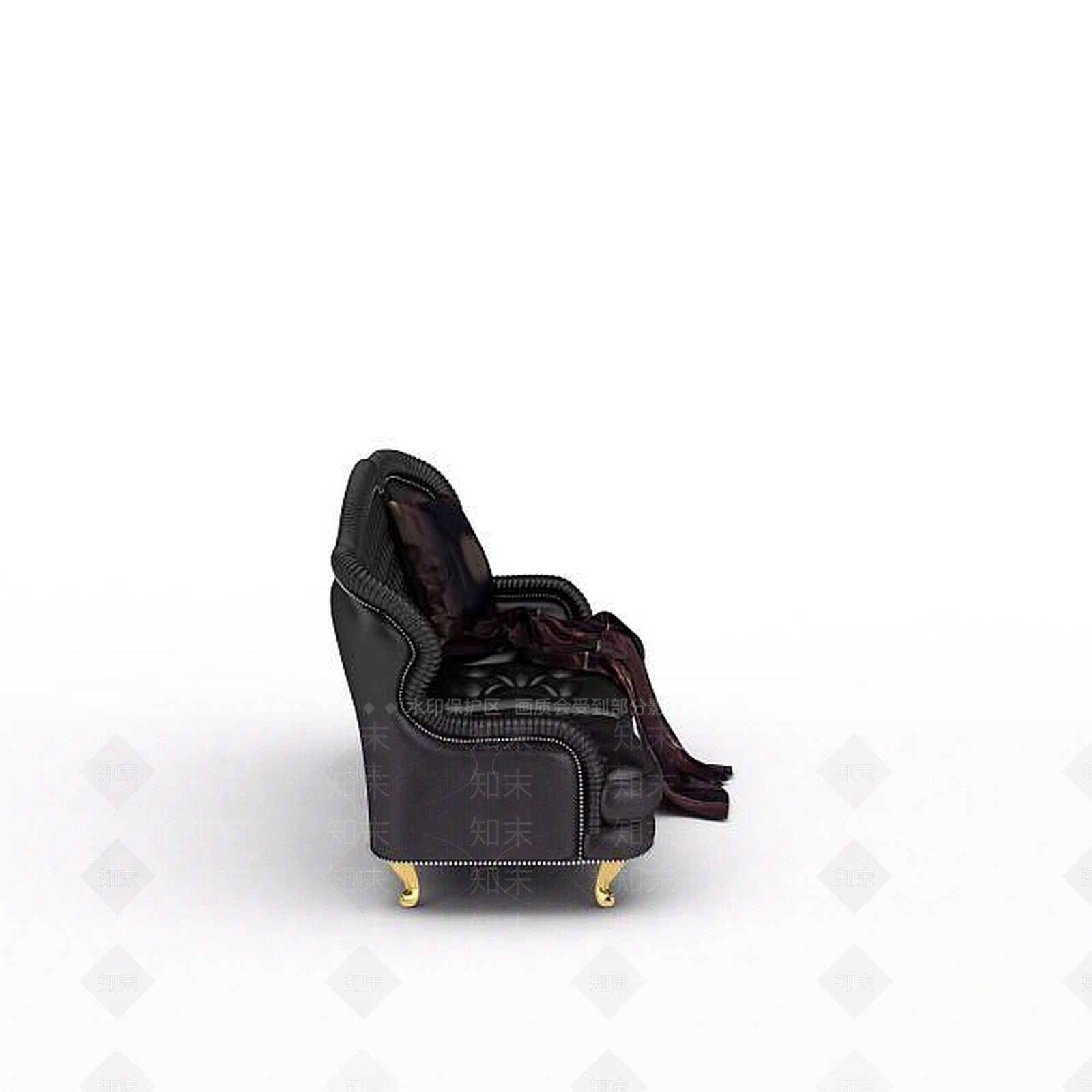 现代双人沙发3D模型下载【ID:1198492578】