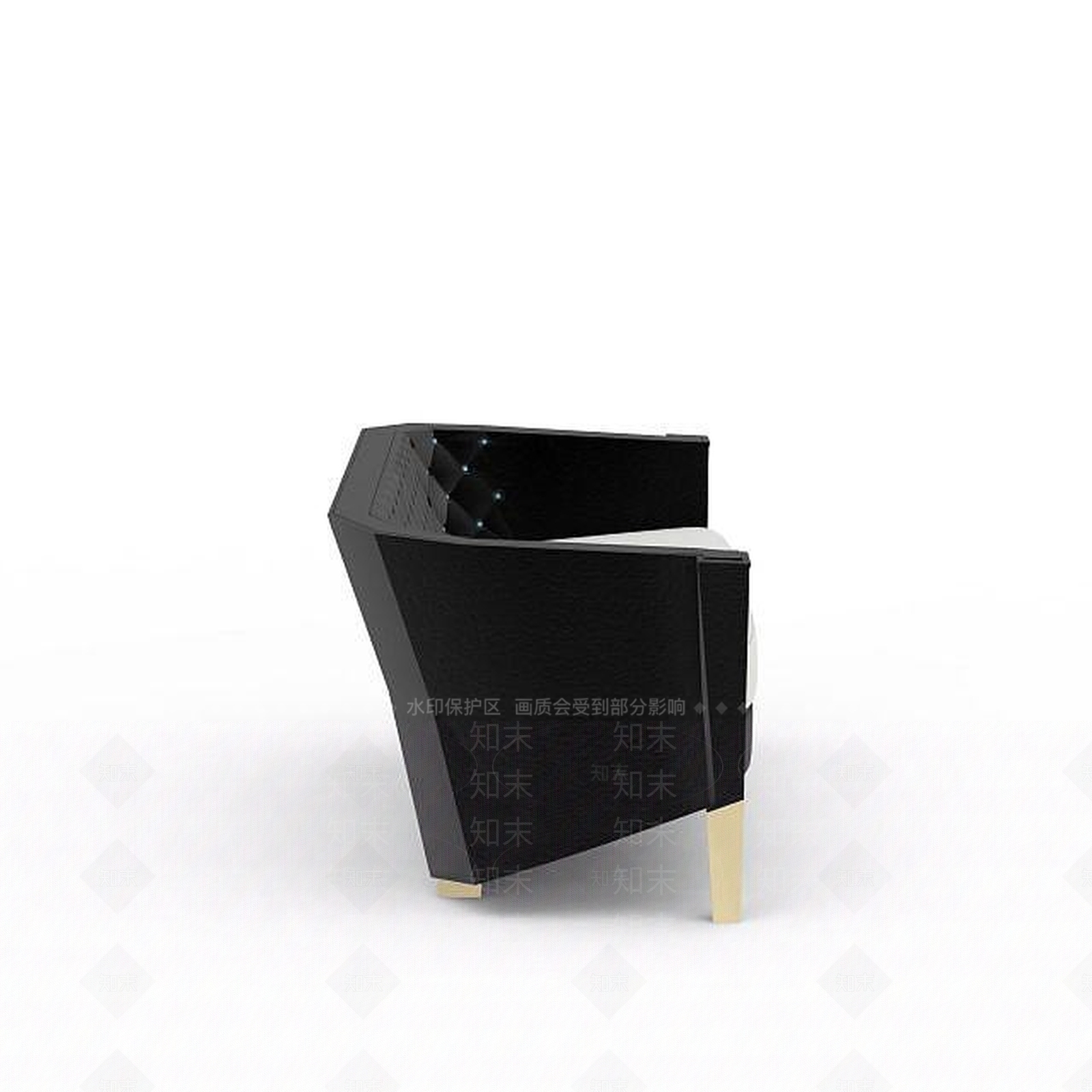 现代双人沙发3D模型下载【ID:1199757640】
