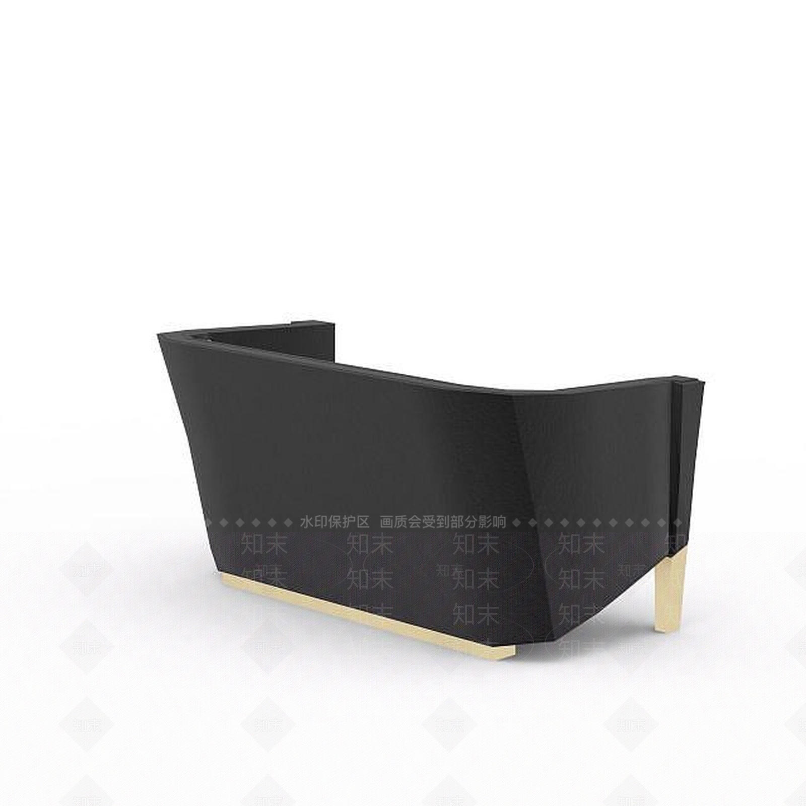 现代双人沙发3D模型下载【ID:1199757640】