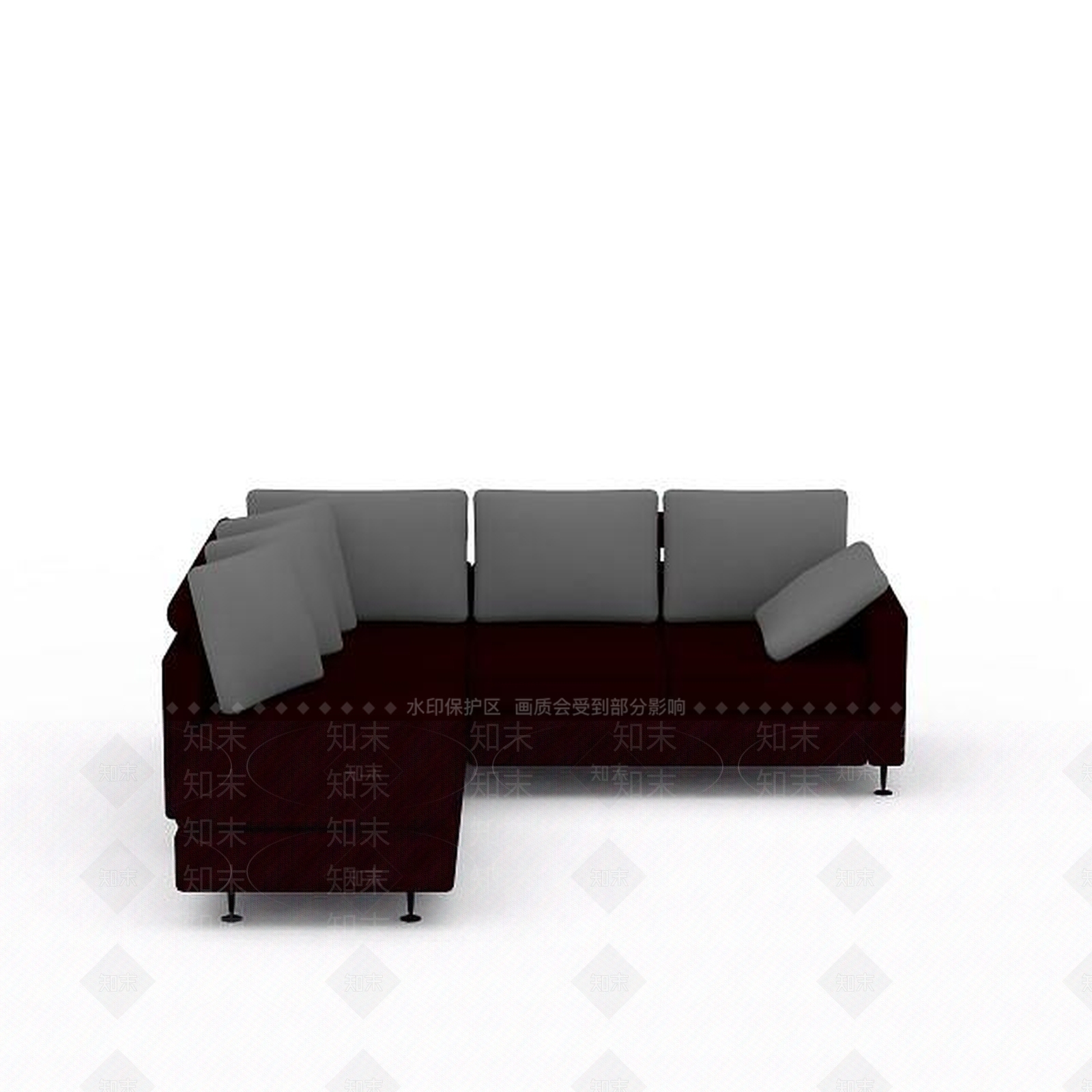 现代双人沙发3D模型下载【ID:1199766580】