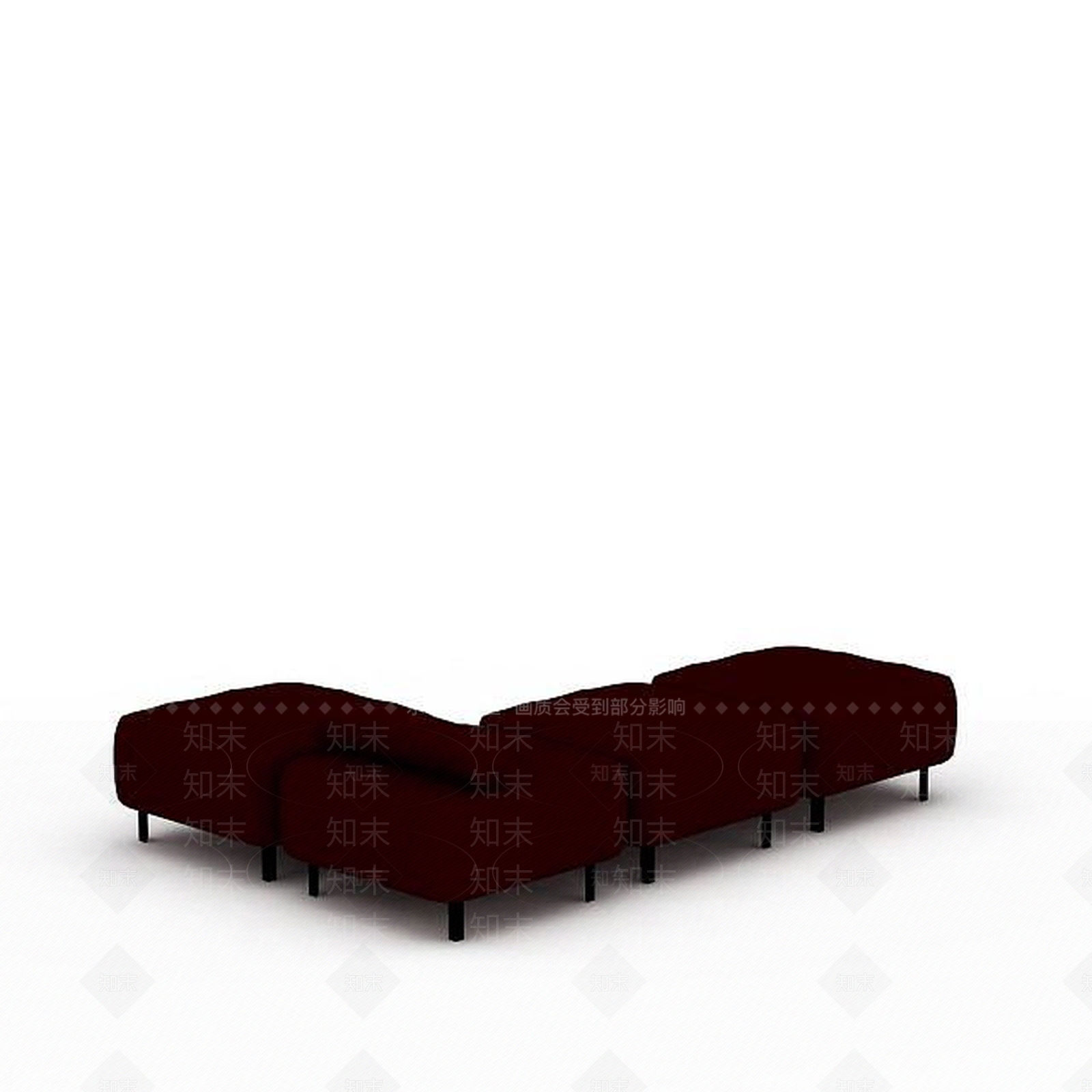 现代双人沙发3D模型下载【ID:1199854889】