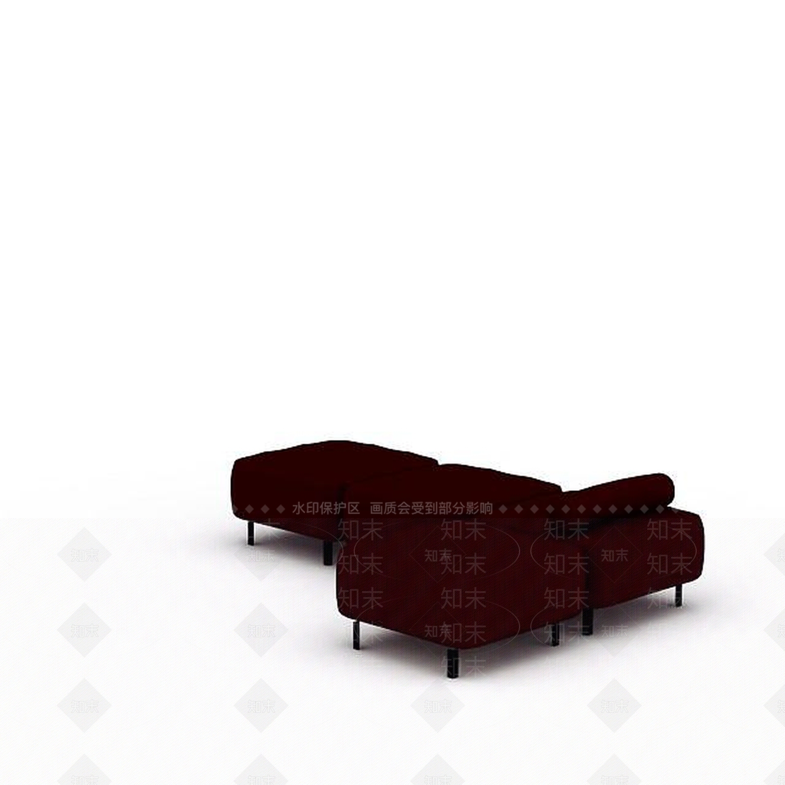 现代双人沙发3D模型下载【ID:1199854889】