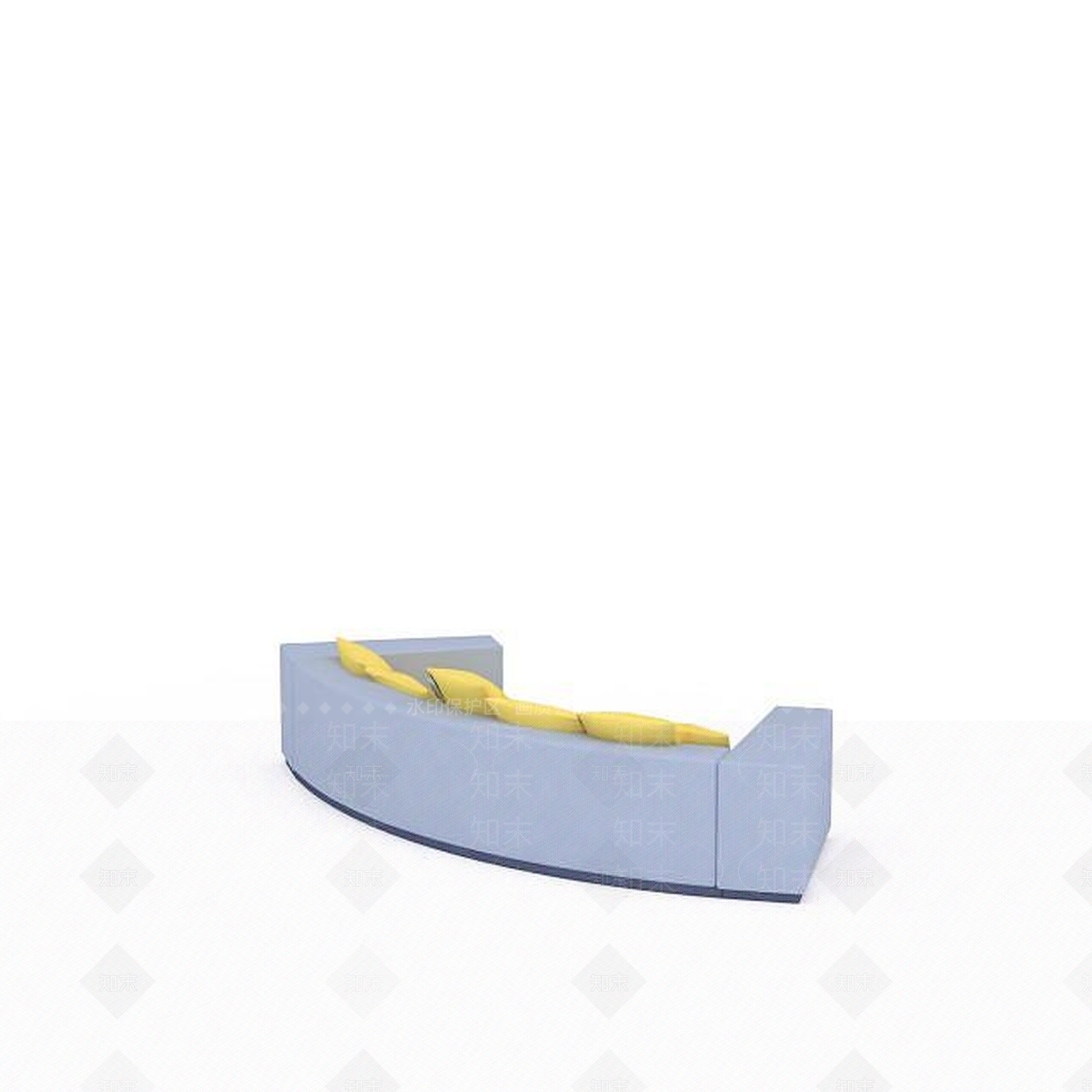 现代双人沙发3D模型下载【ID:1199771355】
