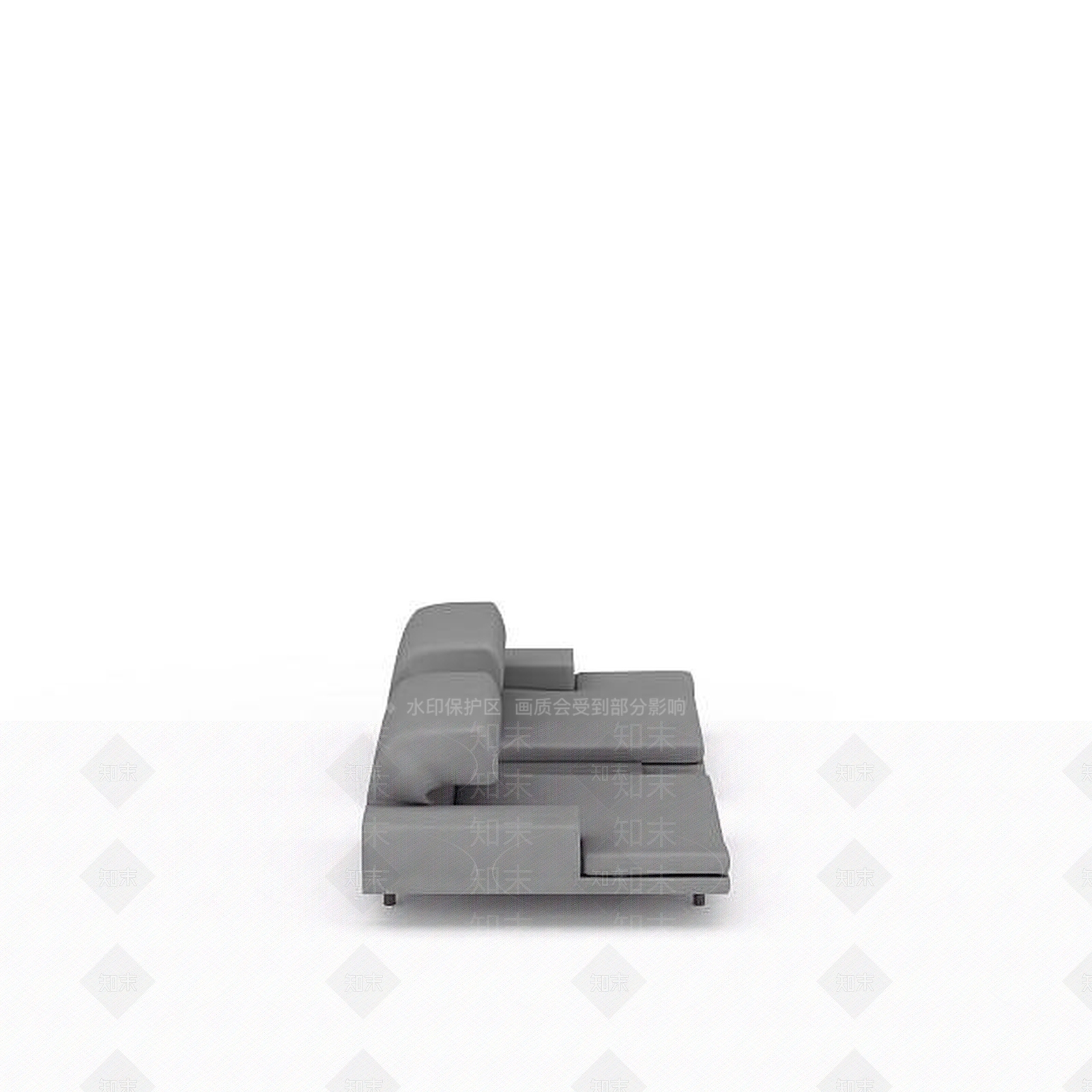 现代双人沙发3D模型下载【ID:1199776001】