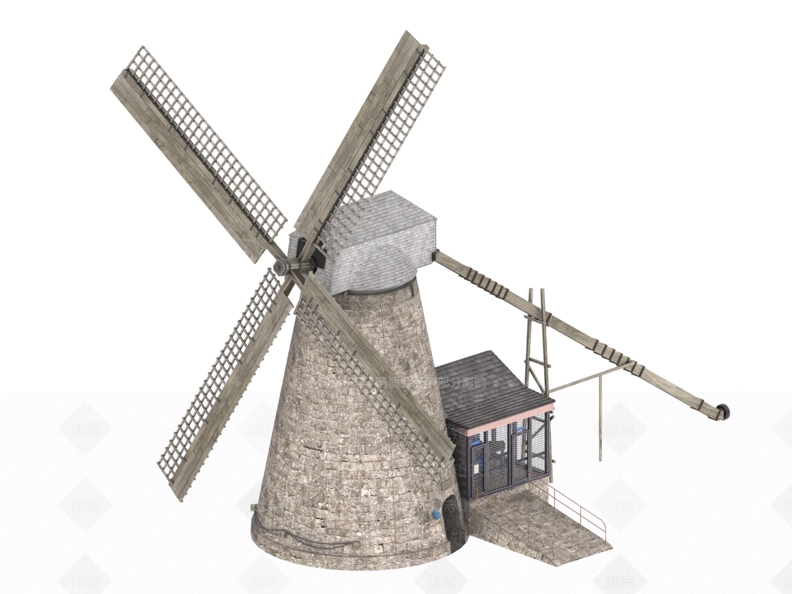现代艺术风格建筑3D模型下载【ID:1198497202】