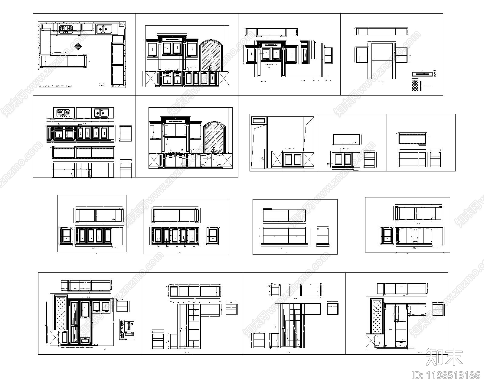 综合家具节点cad施工图下载【ID:1198513186】