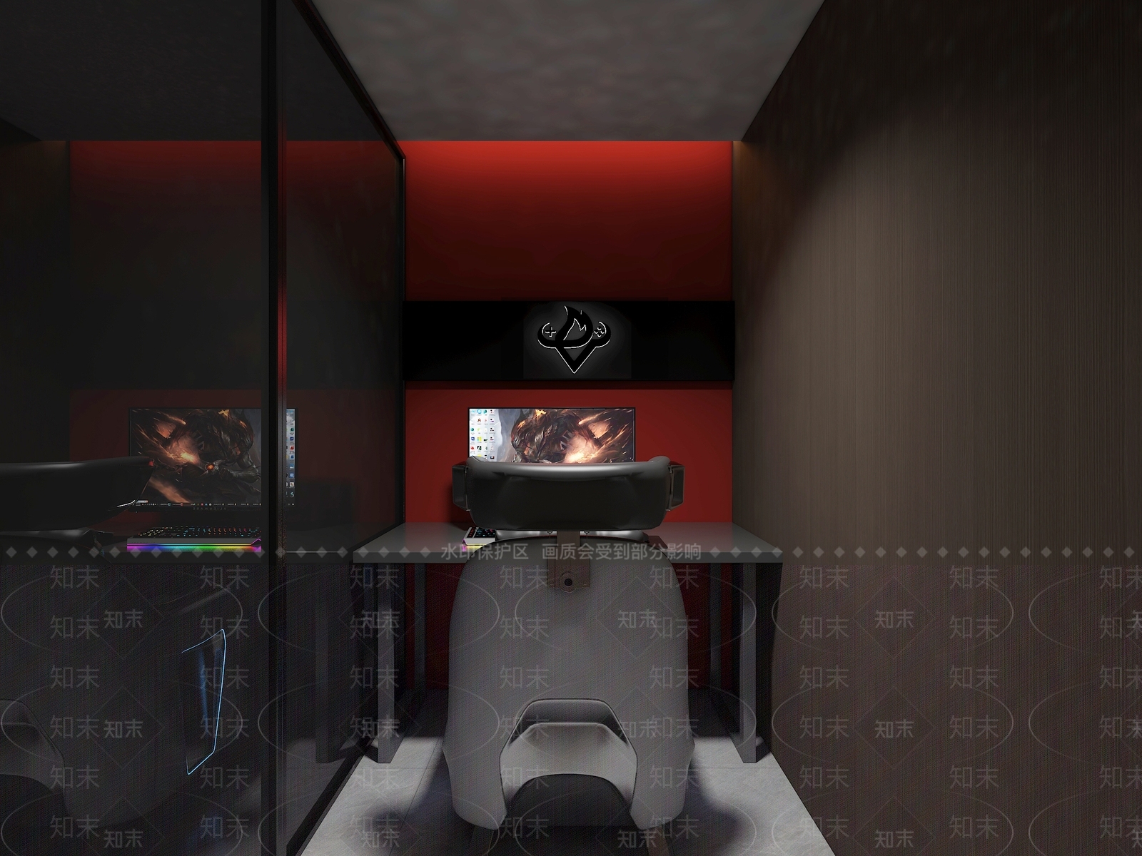 现代网吧网咖3D模型下载【ID:1198520535】