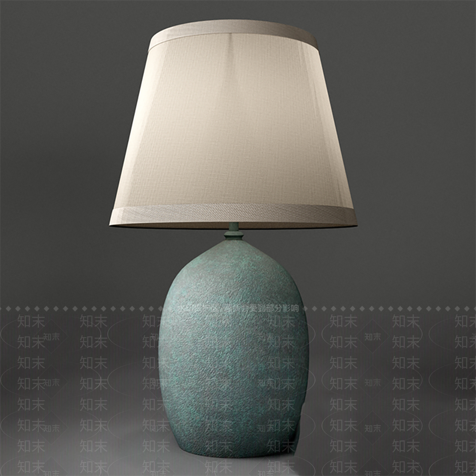 复古中古台灯3D模型下载【ID:1198541906】
