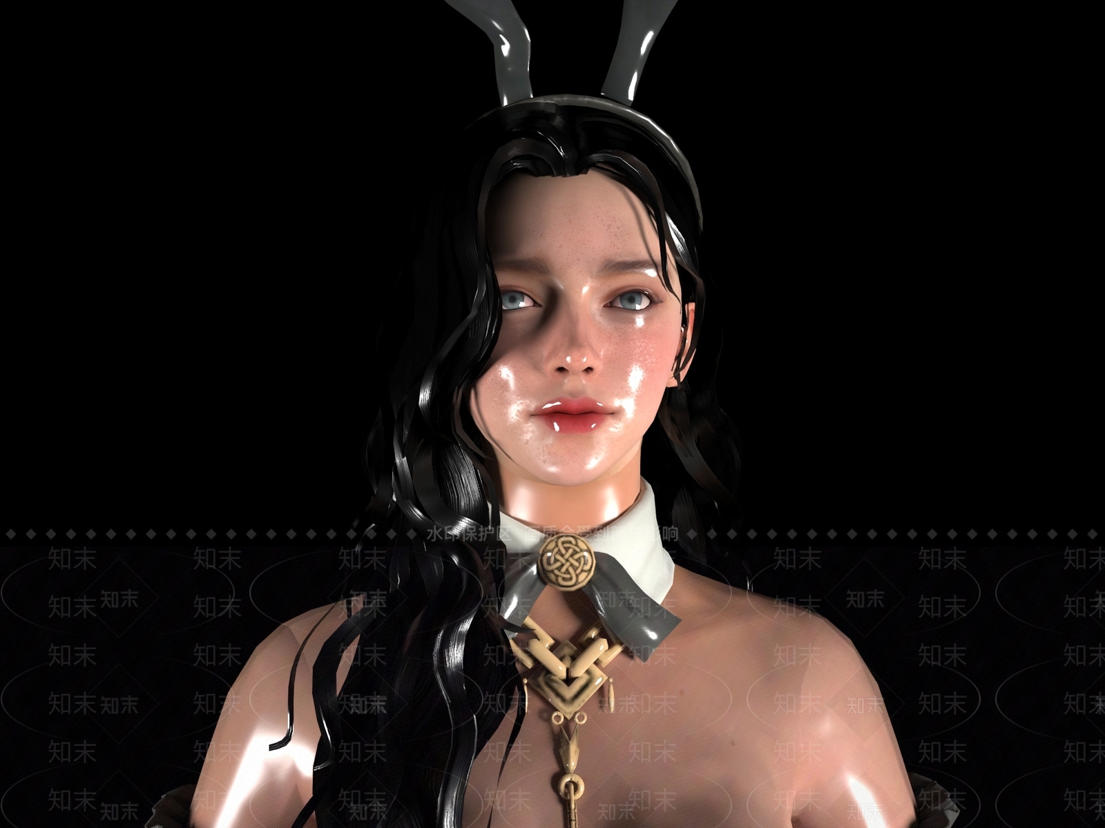 女人3D模型下载【ID:1198546072】_知末3d模型网