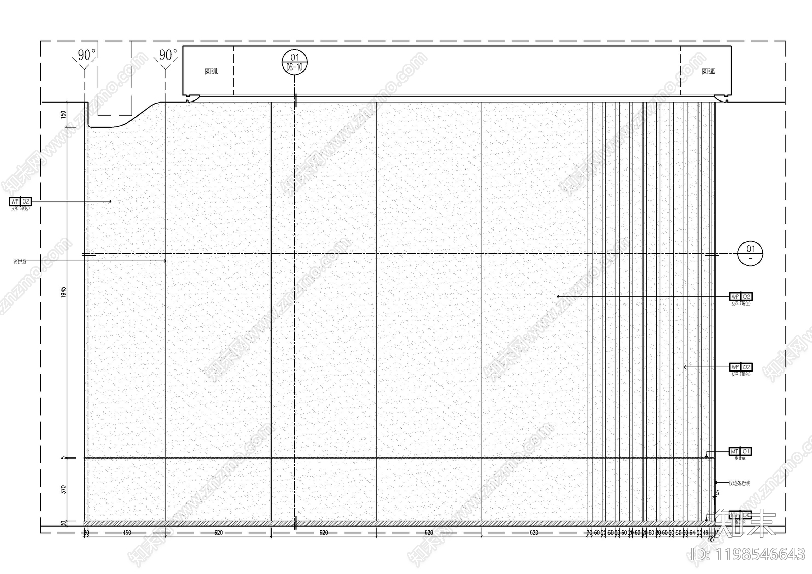 背景墙节点施工图下载【ID:1198546643】