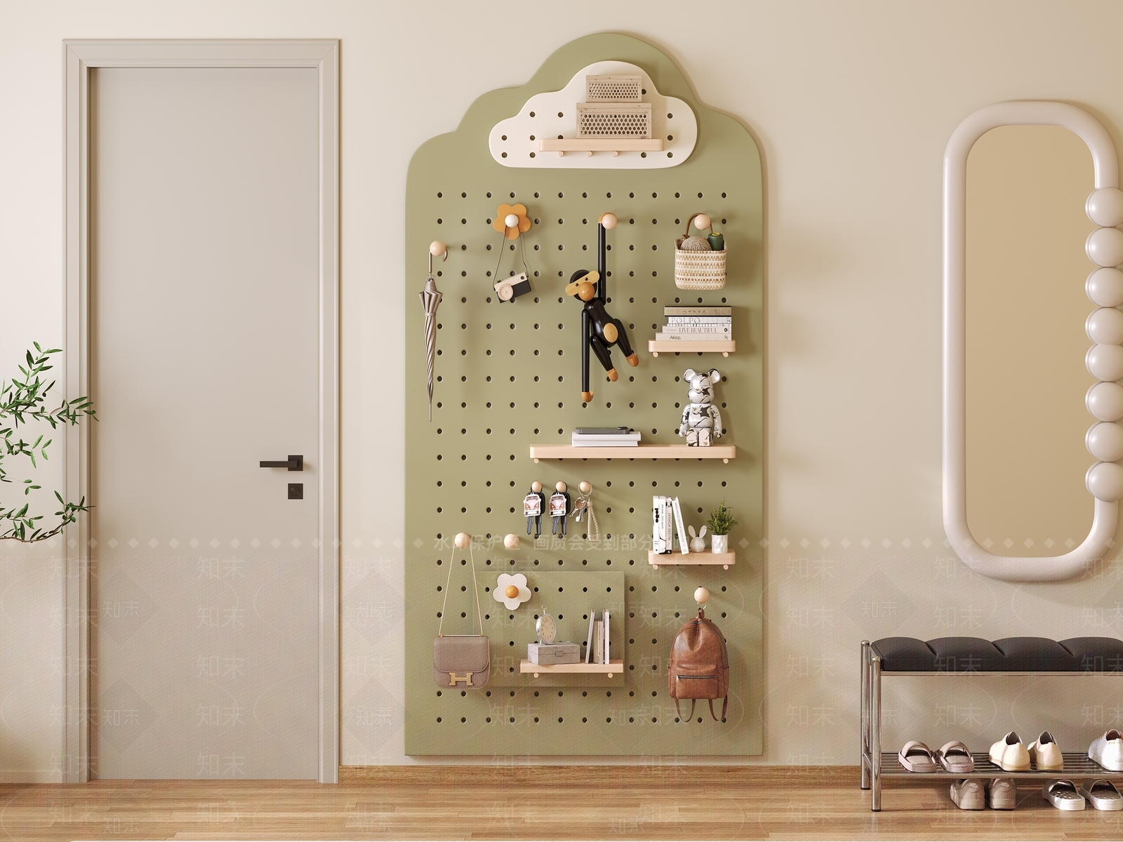 现代挂件3D模型下载【ID:1198550018】