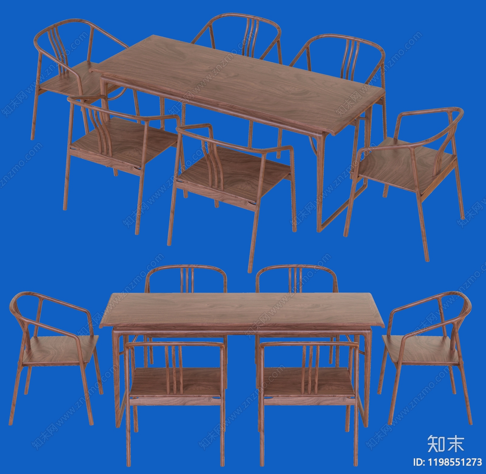 新中式中式桌椅下载【ID:1198551273】