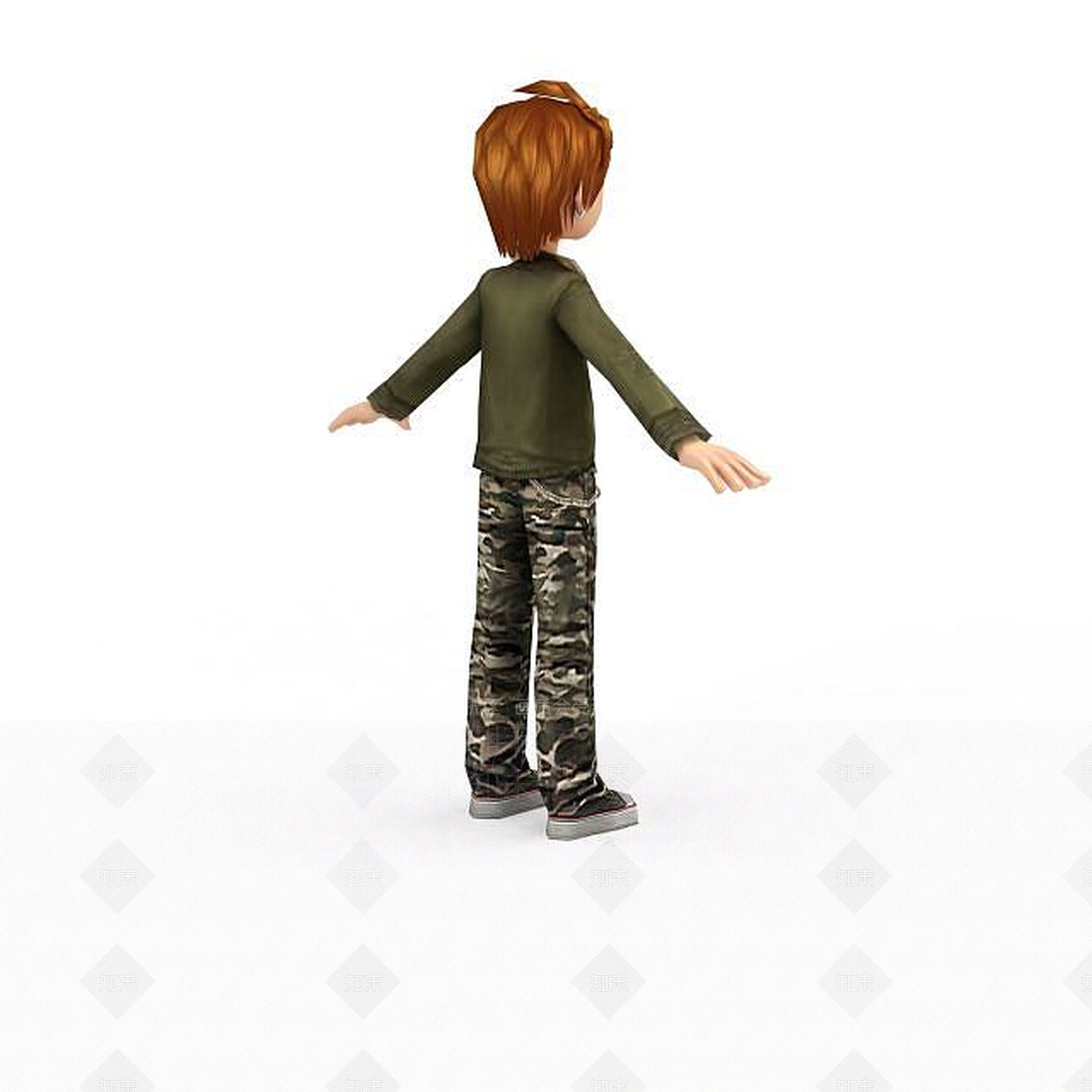 现代QQ飞车游戏人物3D模型下载【ID:1198554332】