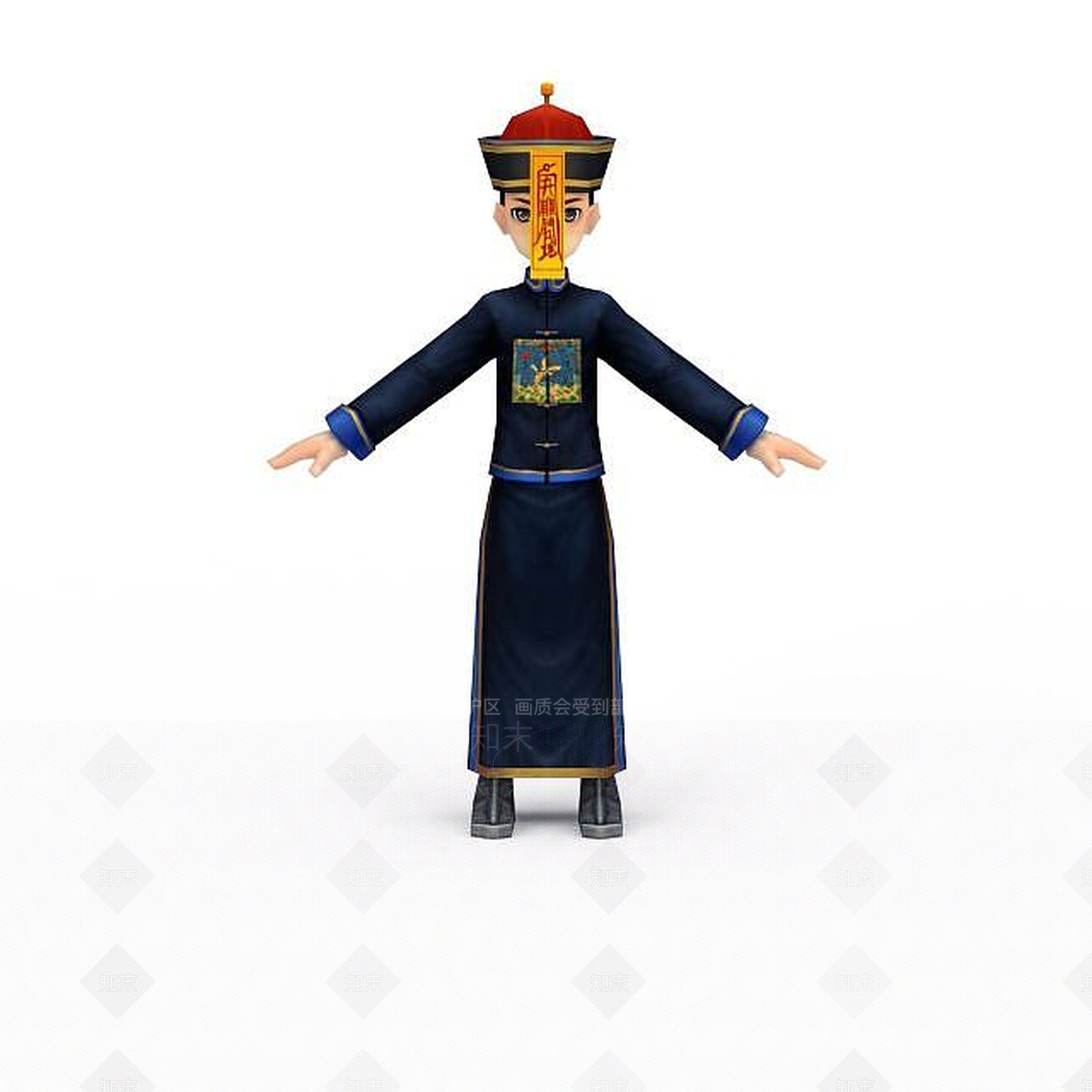 现代QQ飞车游戏角色3D模型下载【ID:1198554327】