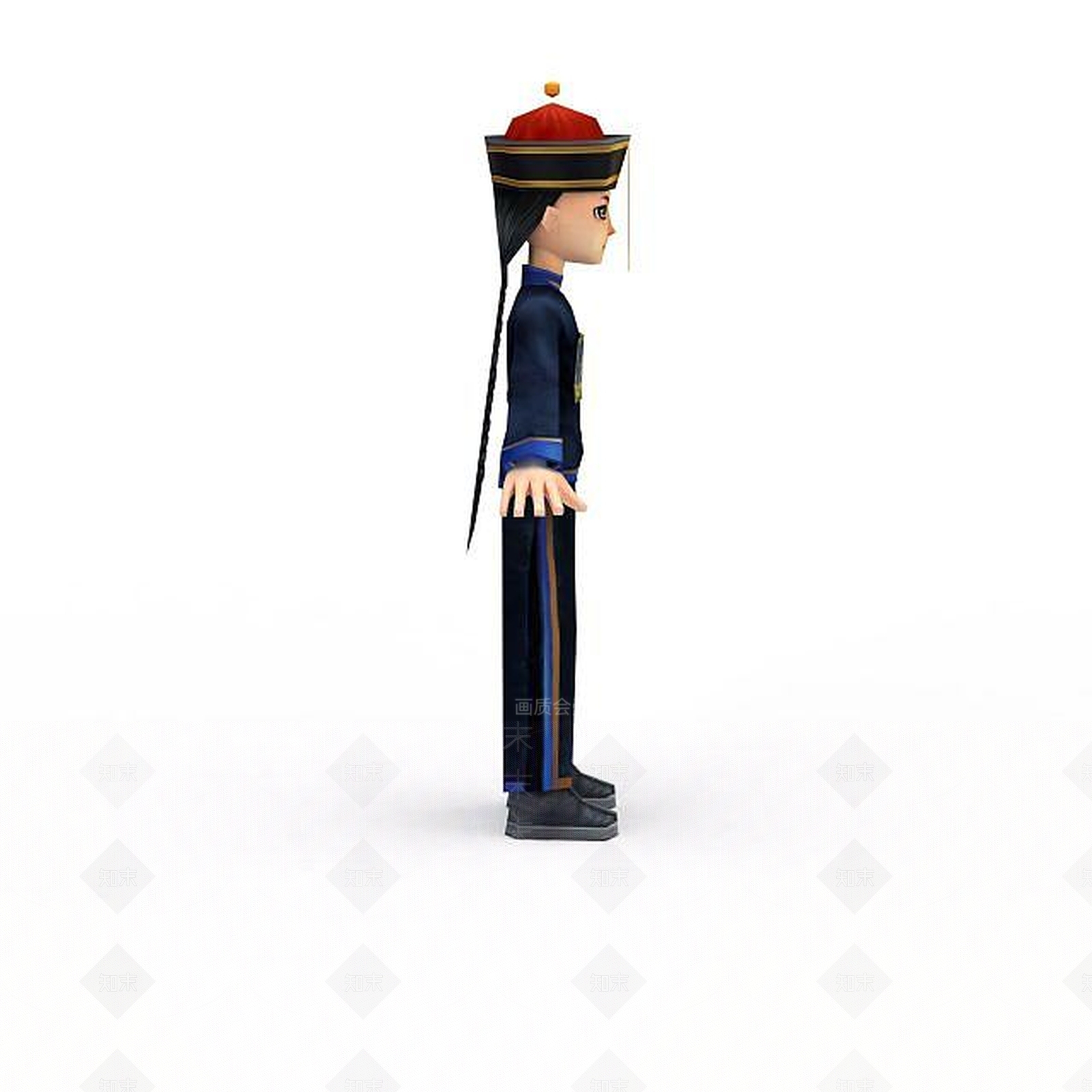 现代QQ飞车游戏角色3D模型下载【ID:1198554327】
