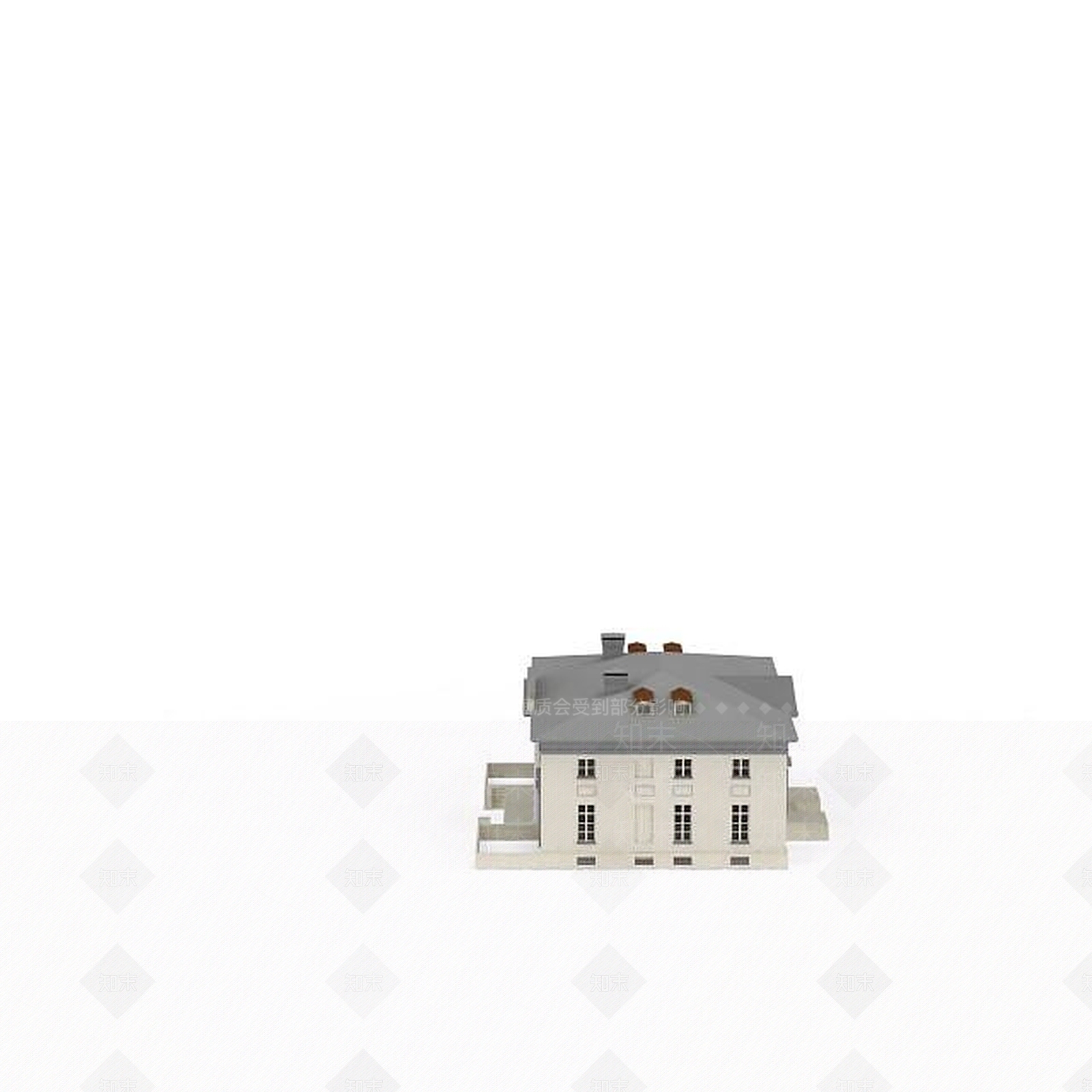 现代园林建筑3D模型下载【ID:1198554673】