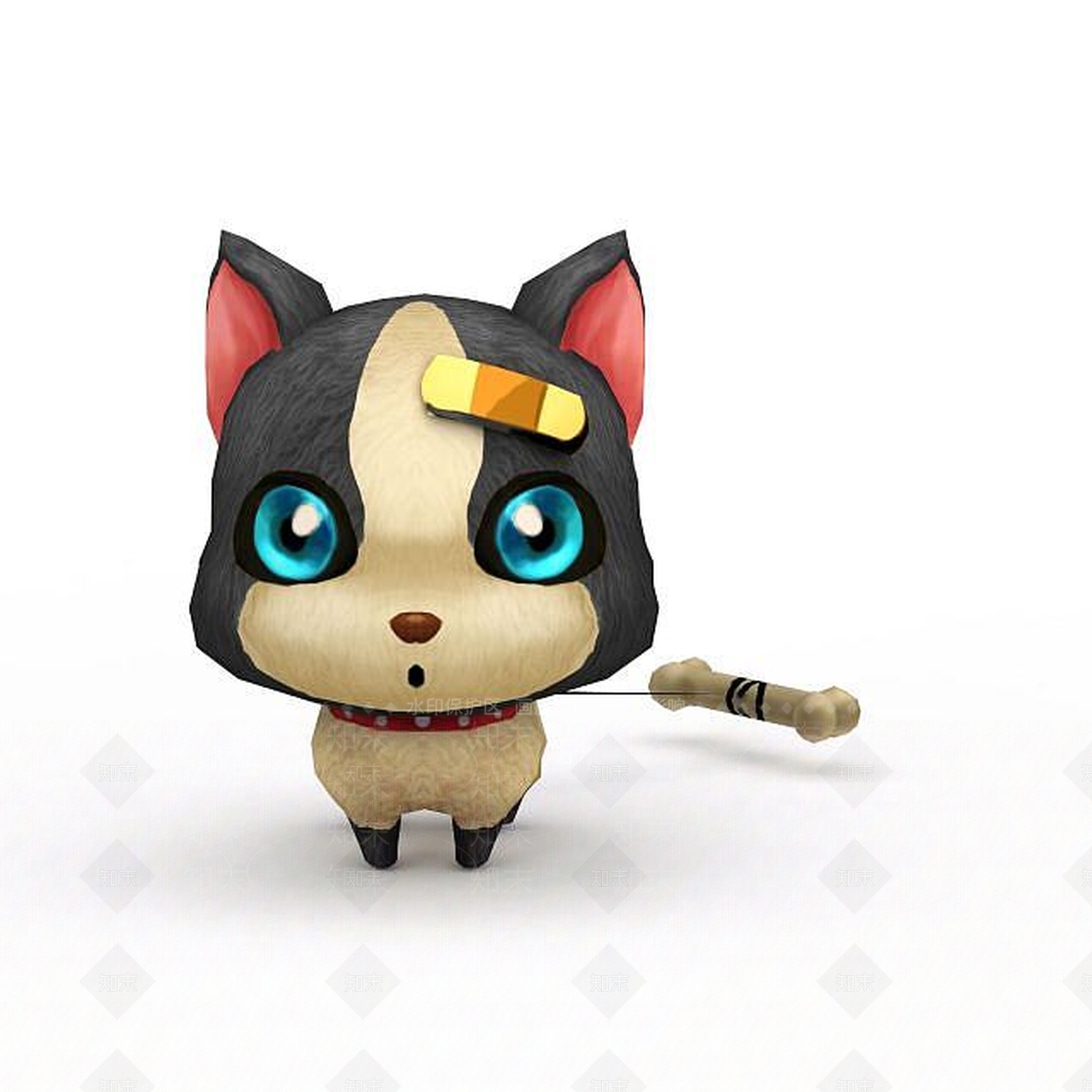 现代十二生肖宠物3D模型下载【ID:1198554833】