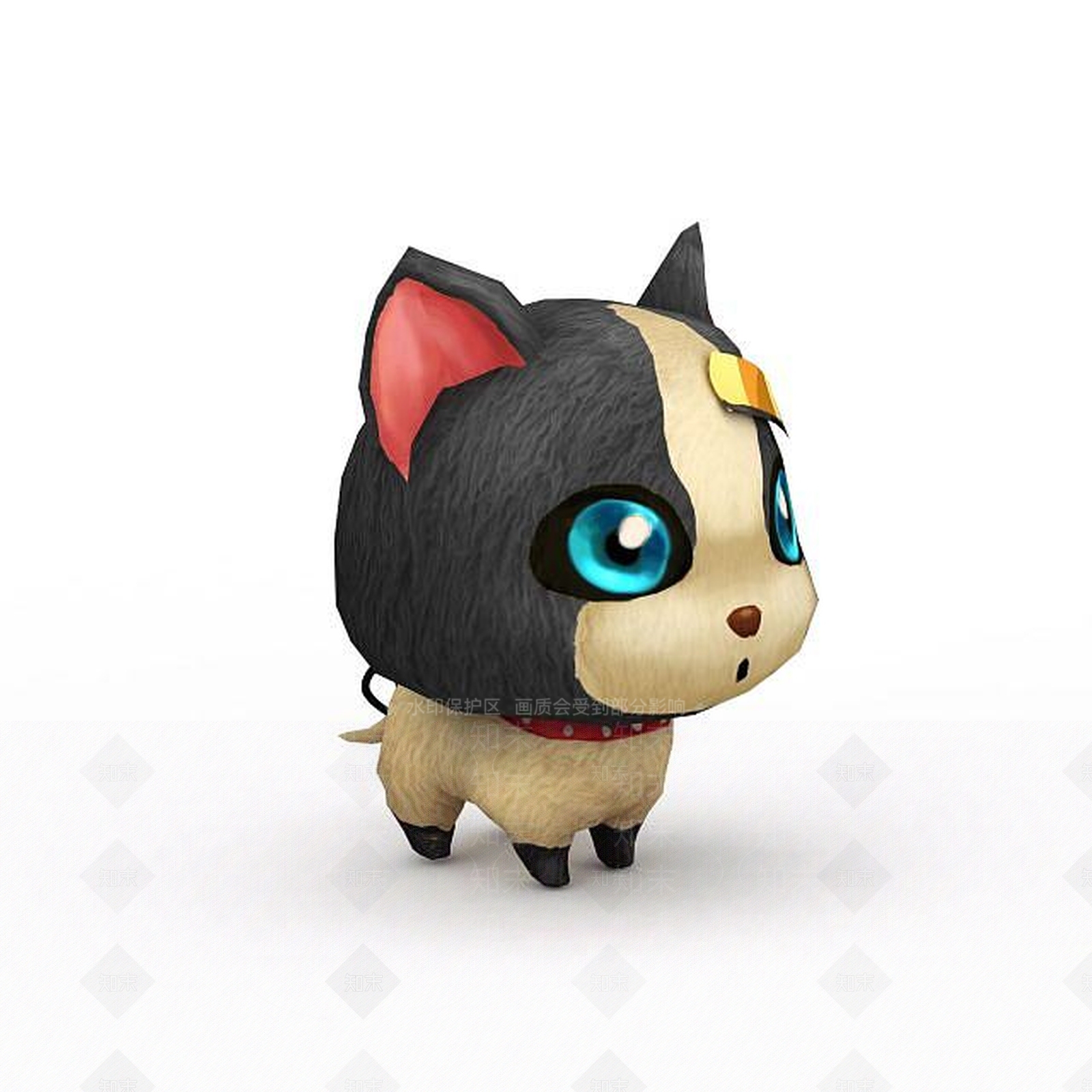 现代十二生肖宠物3D模型下载【ID:1198554833】