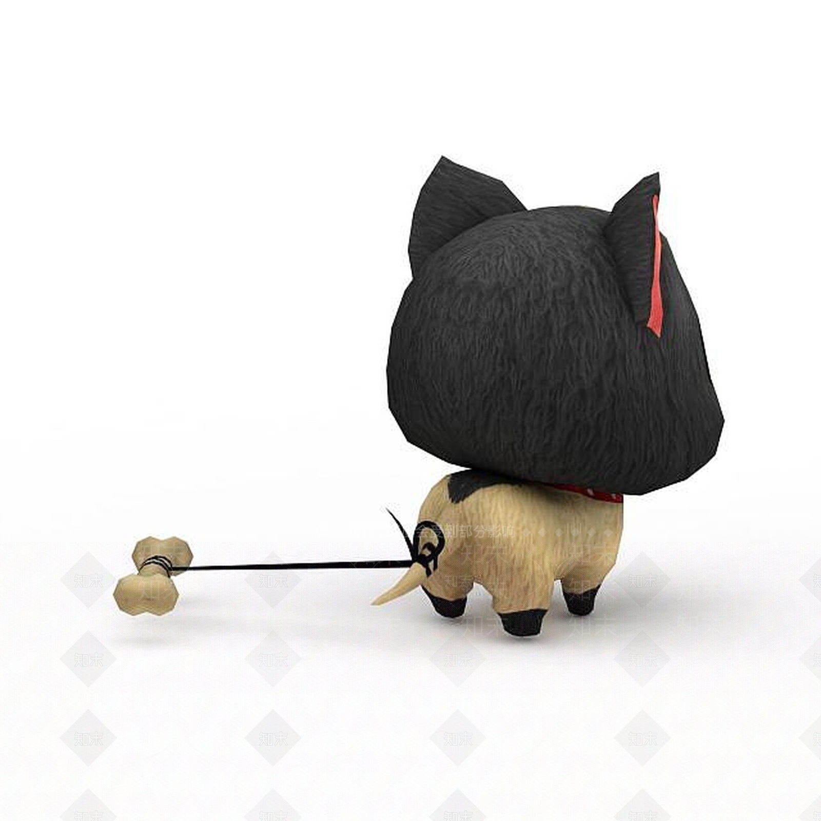 现代十二生肖宠物3D模型下载【ID:1198554833】
