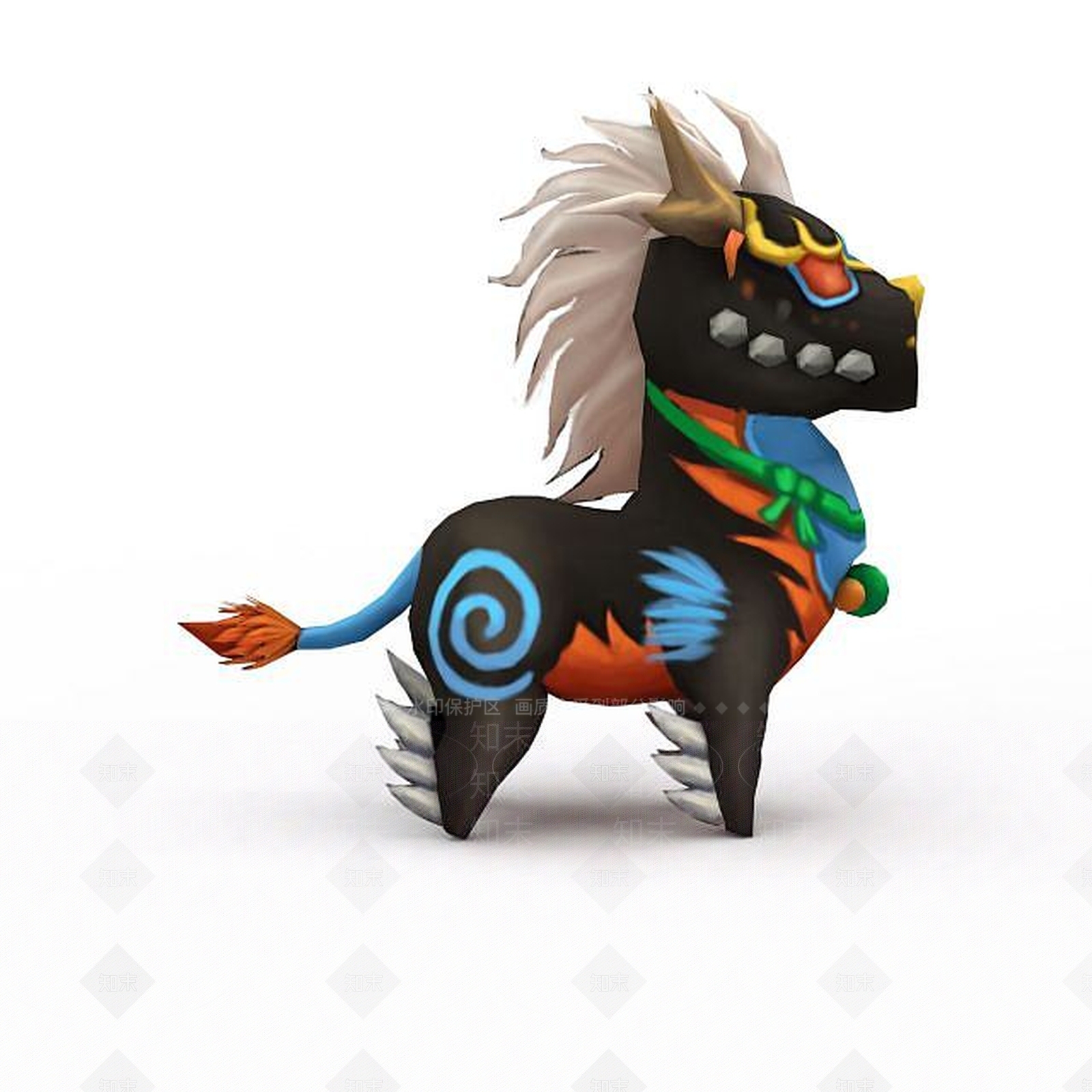 现代十二生肖马3D模型下载【ID:1198555050】