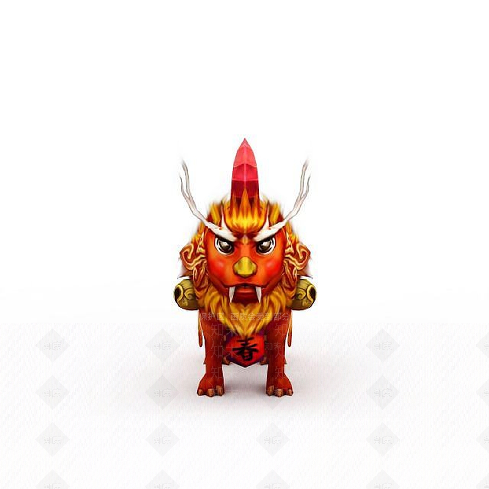 现代十二生肖宠物3D模型下载【ID:1198555034】