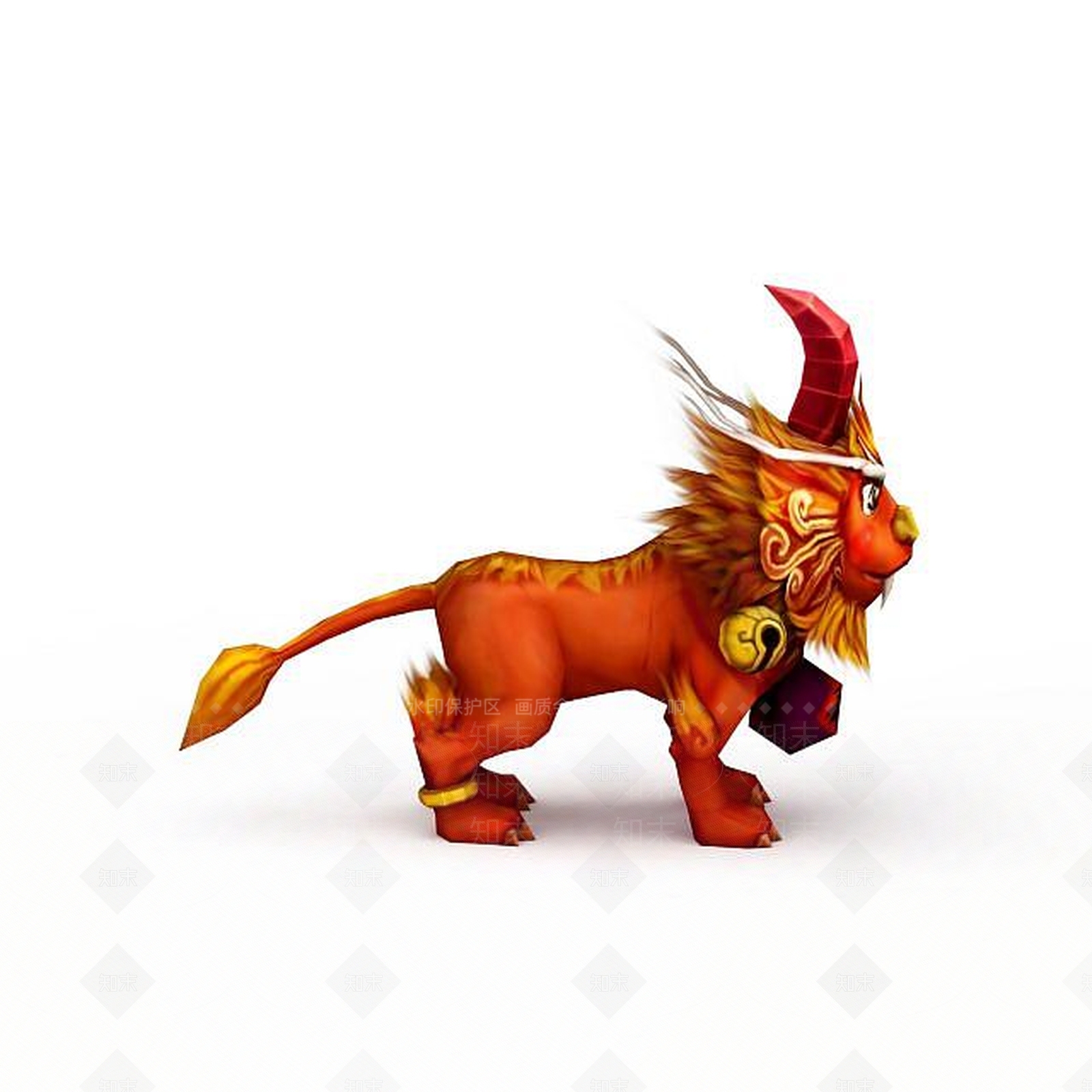 现代十二生肖宠物3D模型下载【ID:1198555034】