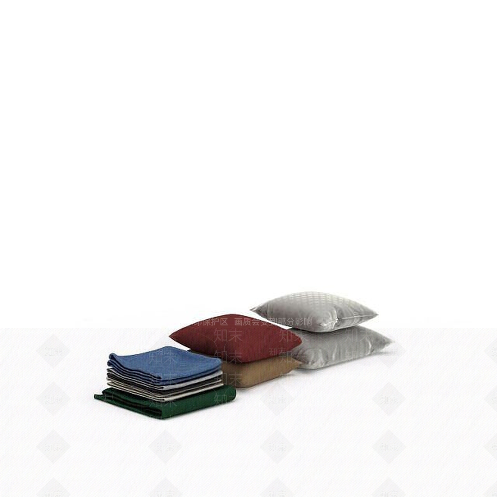 现代床上用品3D模型下载【ID:1198555112】