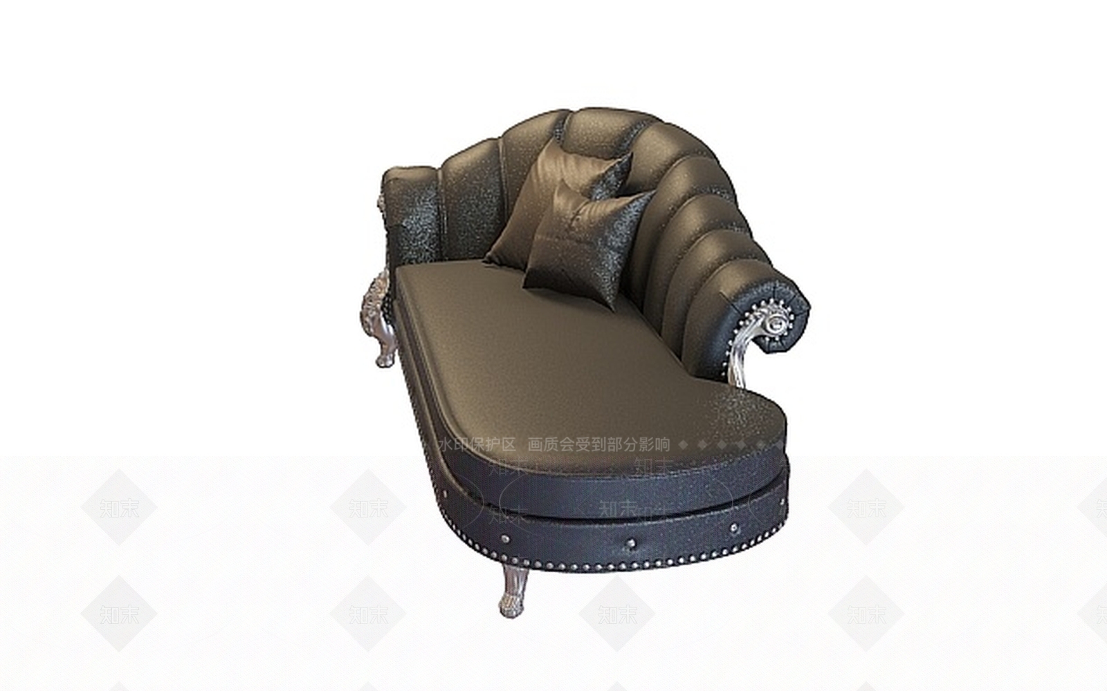 欧式古典欧式真皮沙发组合3D模型下载【ID:1198556230】