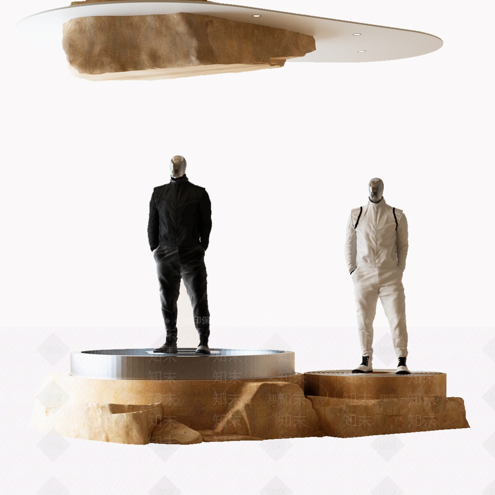 现代虚拟人物SU模型下载【ID:1198561796】