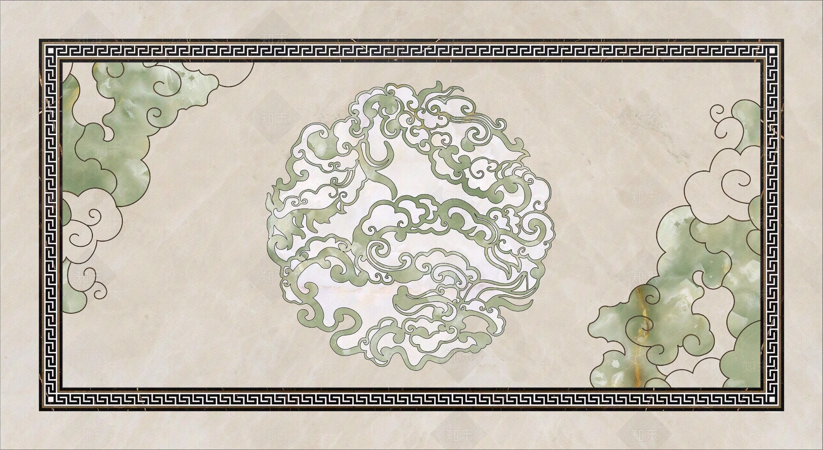 石材拼花高清贴图材质