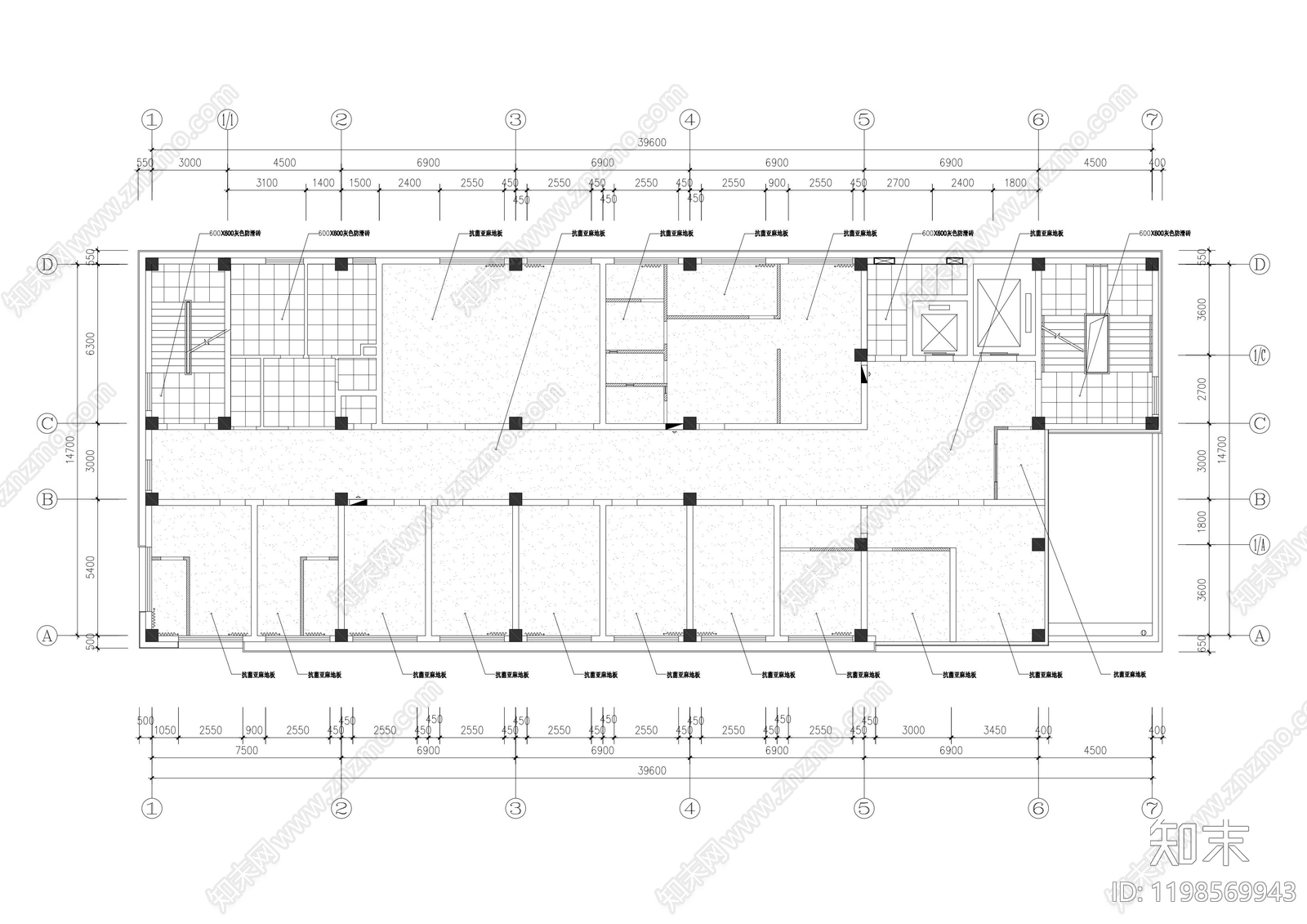 现代医院cad施工图下载【ID:1198569943】