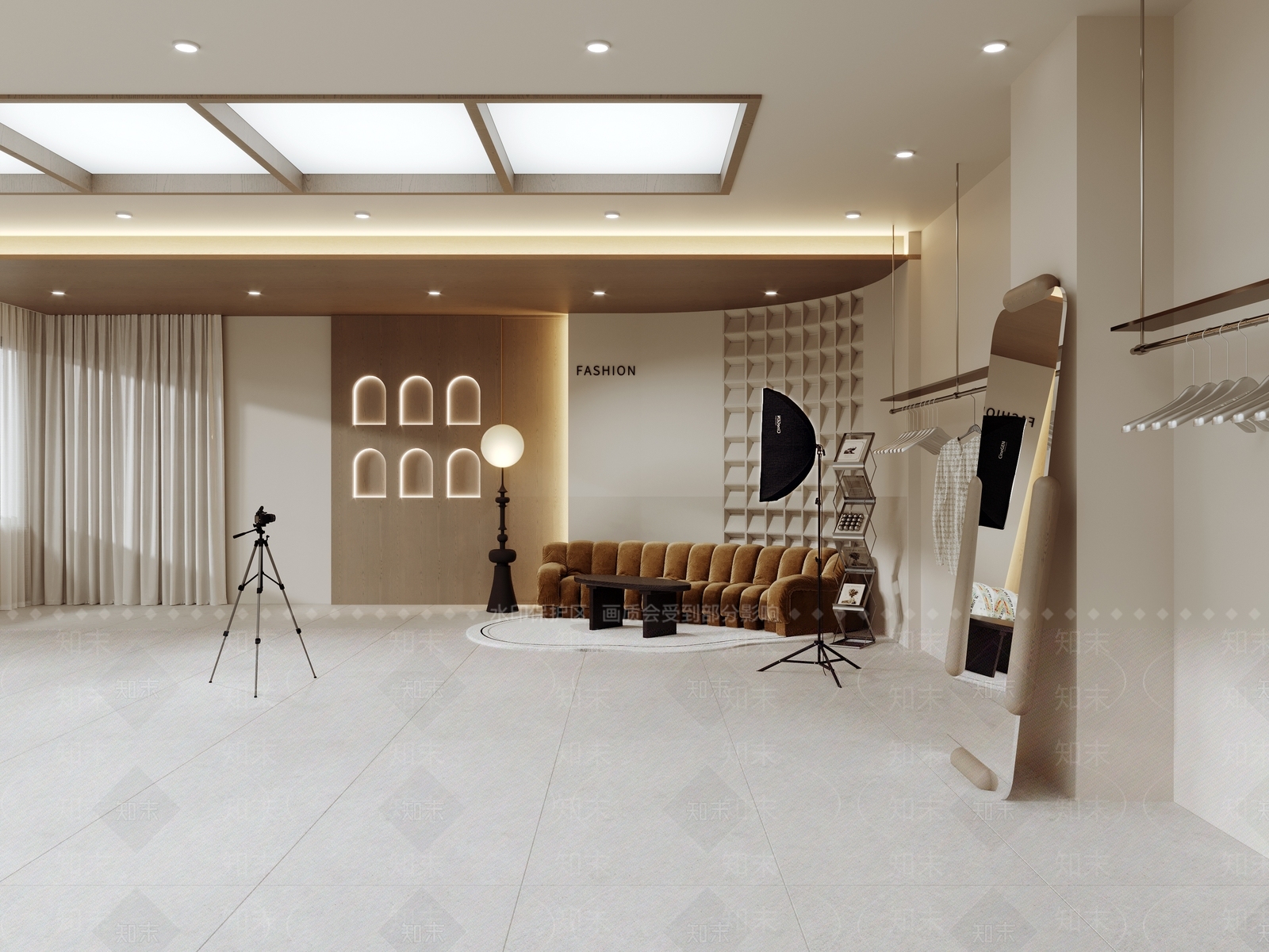 法式奶油服装店3D模型下载【ID:1198573841】