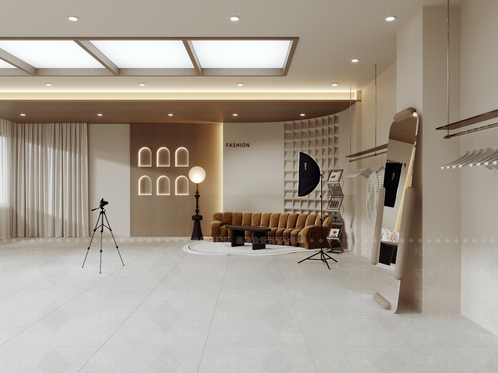 极简服装店SU模型下载【ID:1198573944】