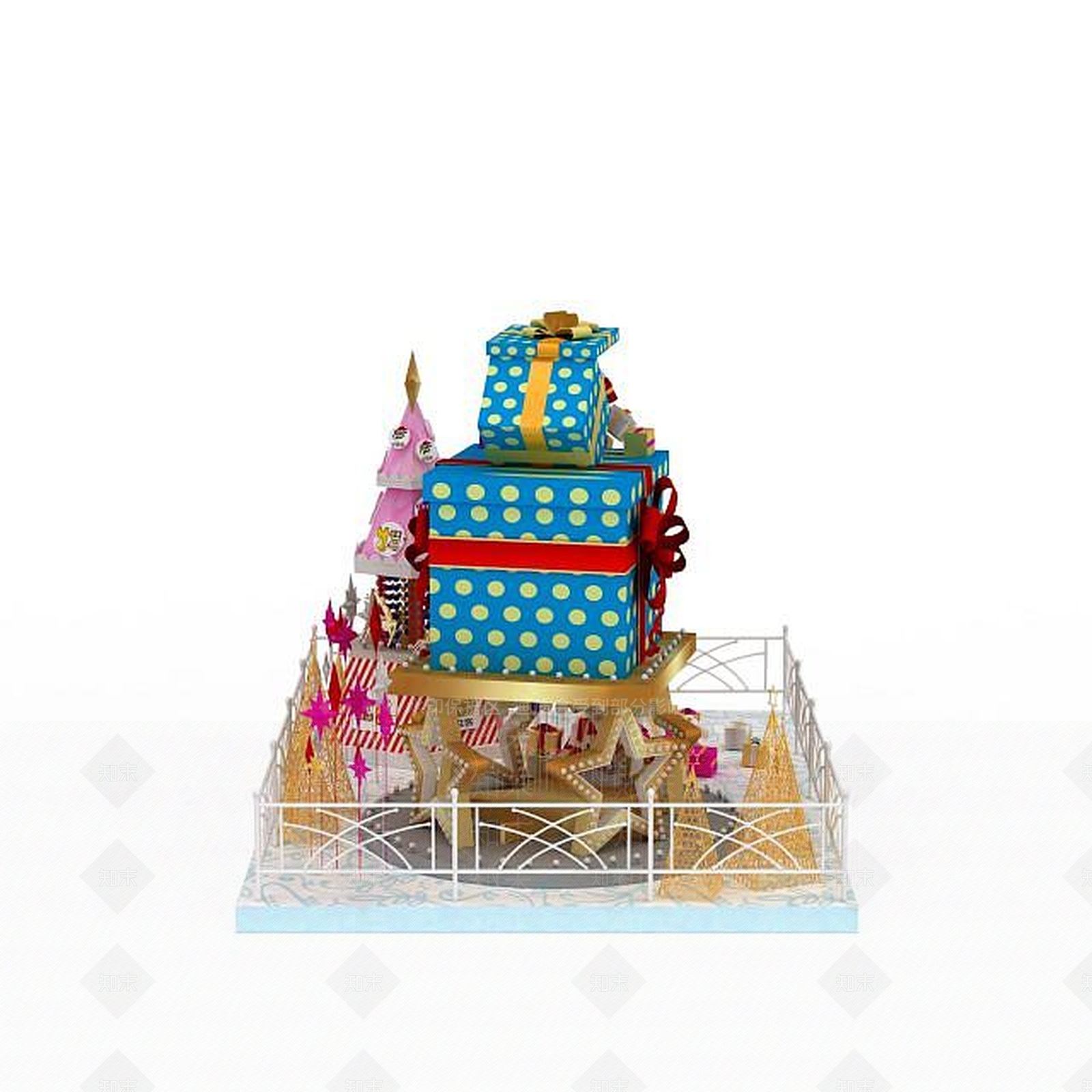现代妆台妆凳3D模型下载【ID:1198579172】
