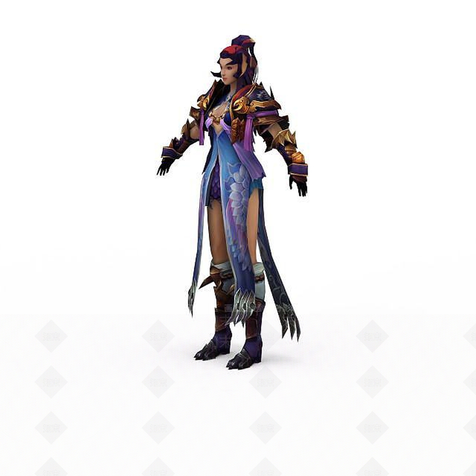 现代虚拟人物3D模型下载【ID:1199786282】