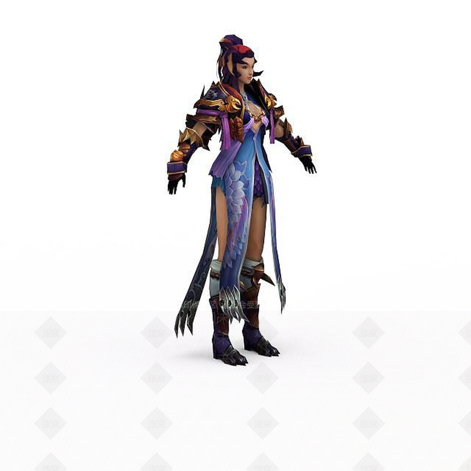 现代虚拟人物3D模型下载【ID:1199786282】