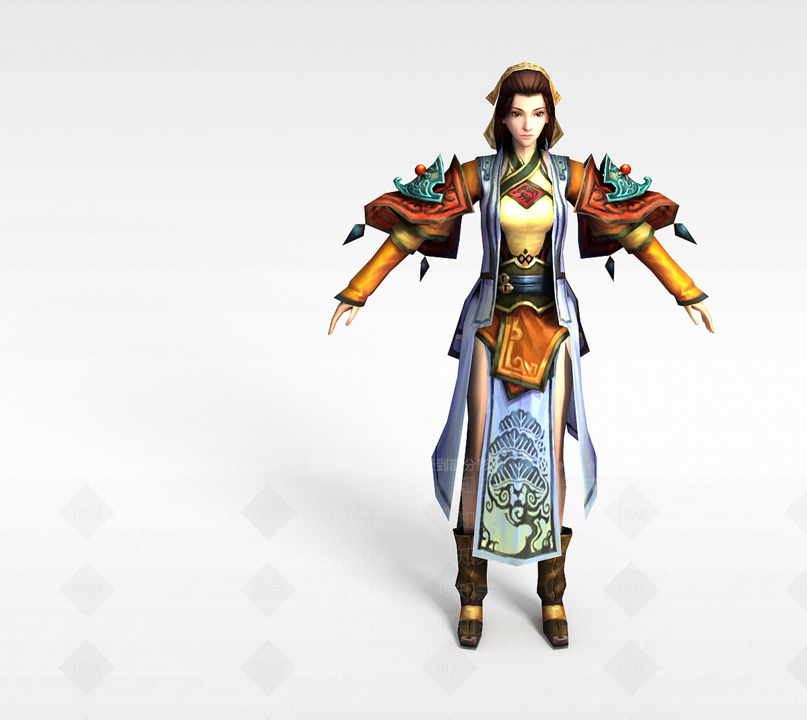 现代虚拟人物3D模型下载【ID:1199786169】