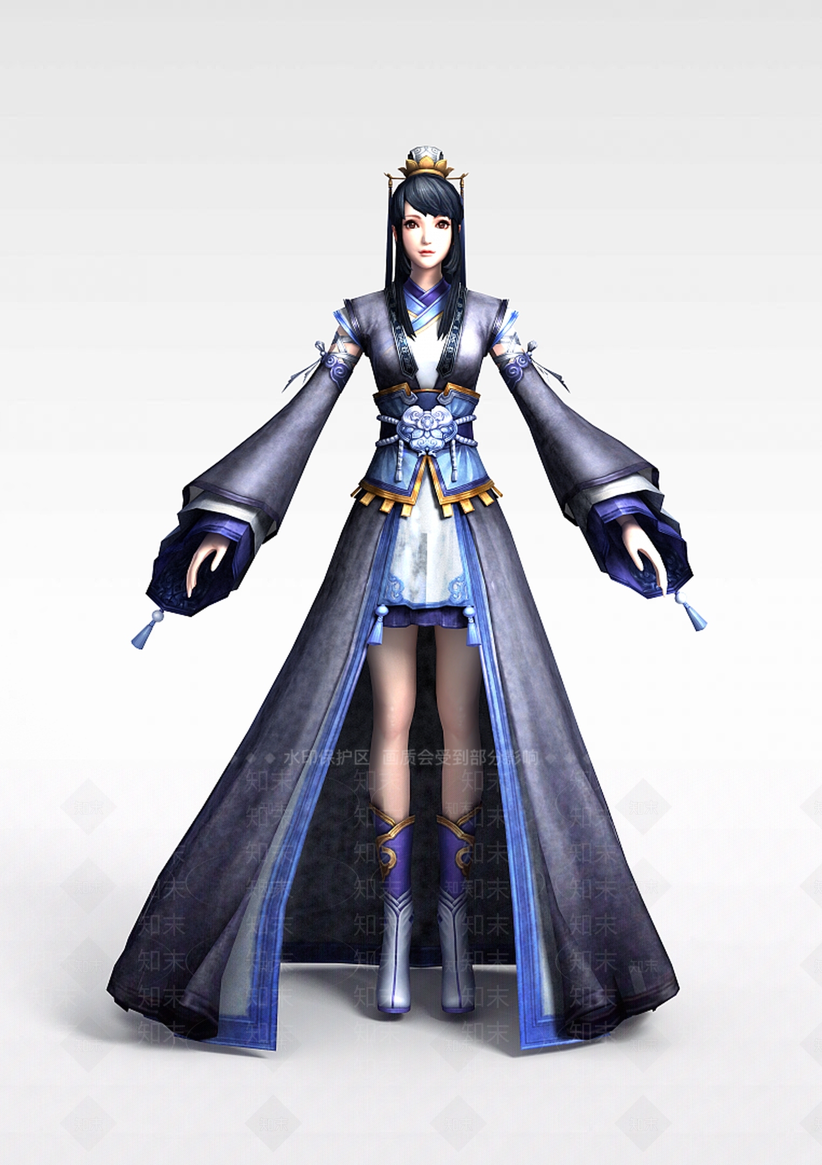 现代虚拟人物3D模型下载【ID:1199780529】