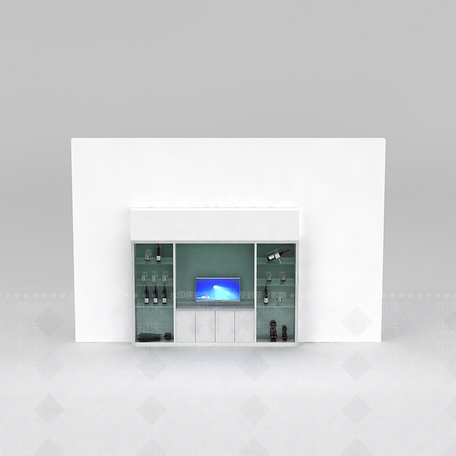 现代衣柜3D模型下载【ID:1198582971】