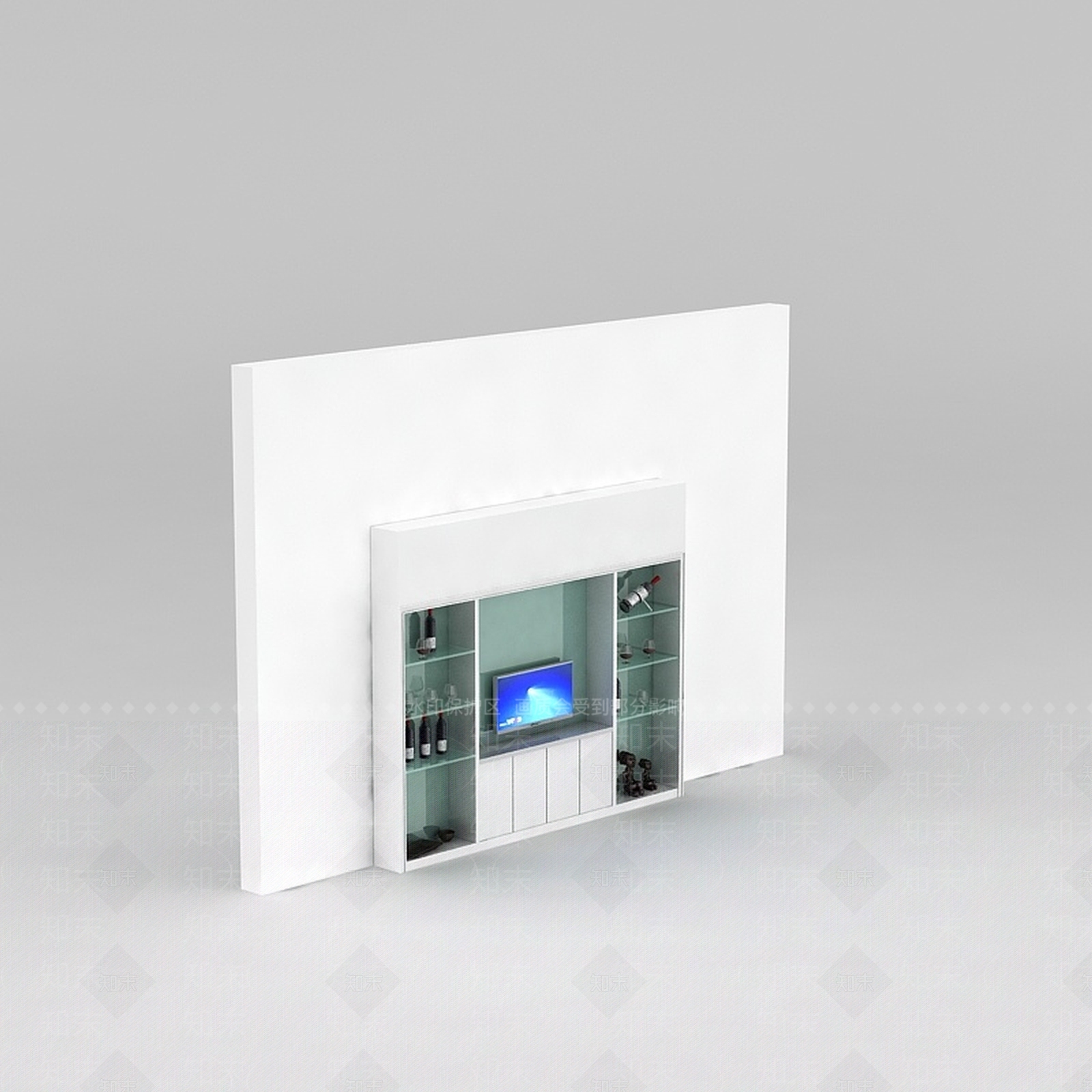 现代衣柜3D模型下载【ID:1198582971】