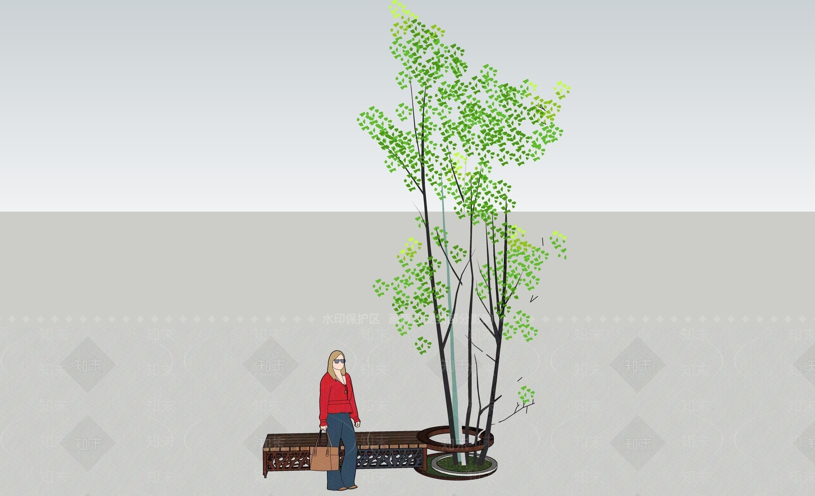 乔木SU模型下载【ID:1198586650】