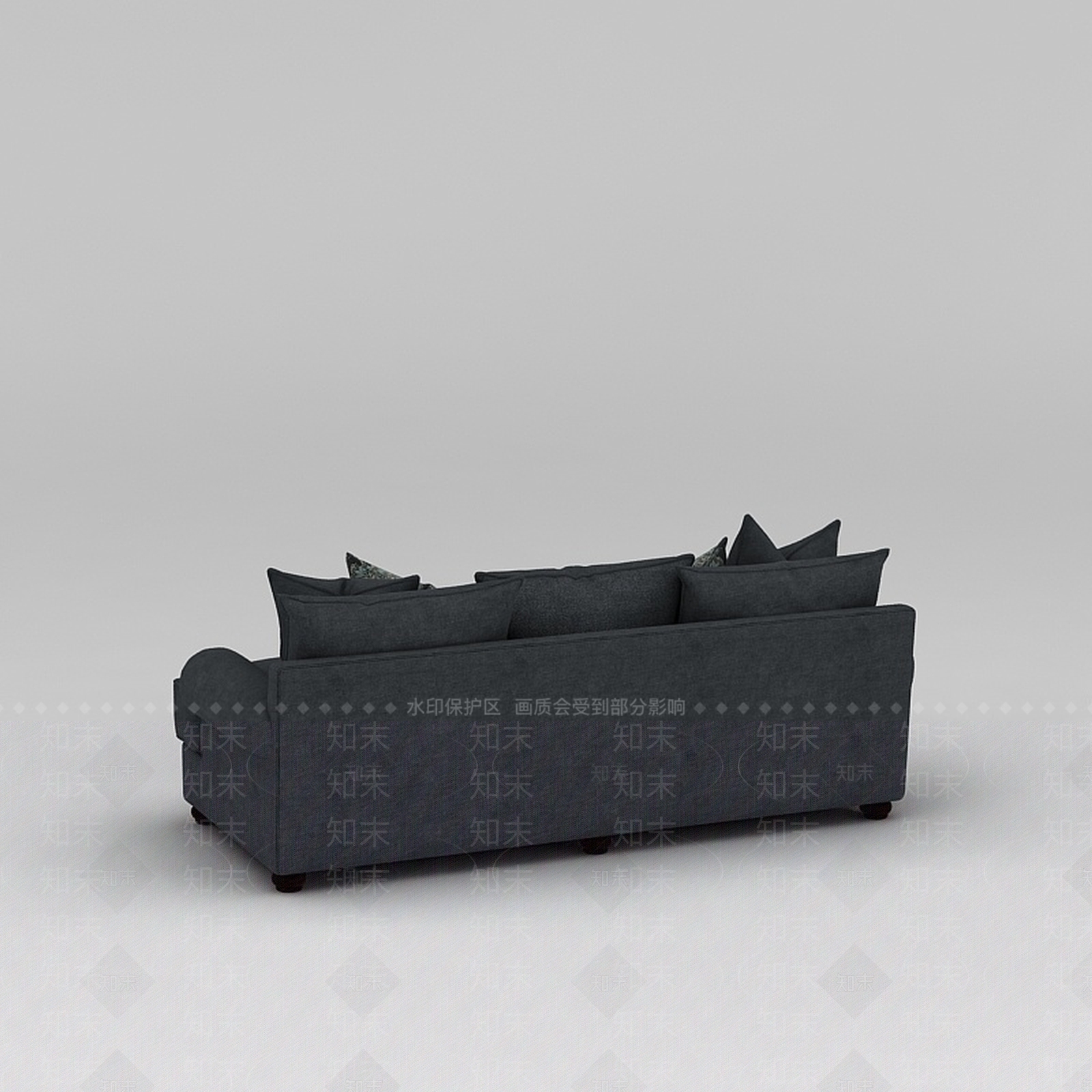 现代双人沙发3D模型下载【ID:1198583711】