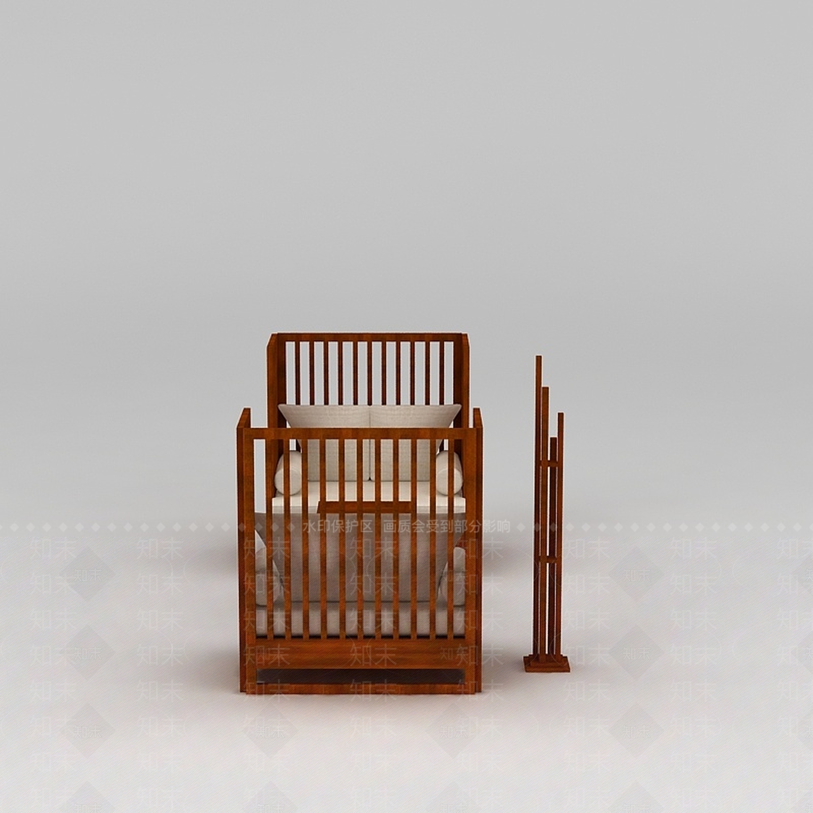 现代双人沙发3D模型下载【ID:1198584183】